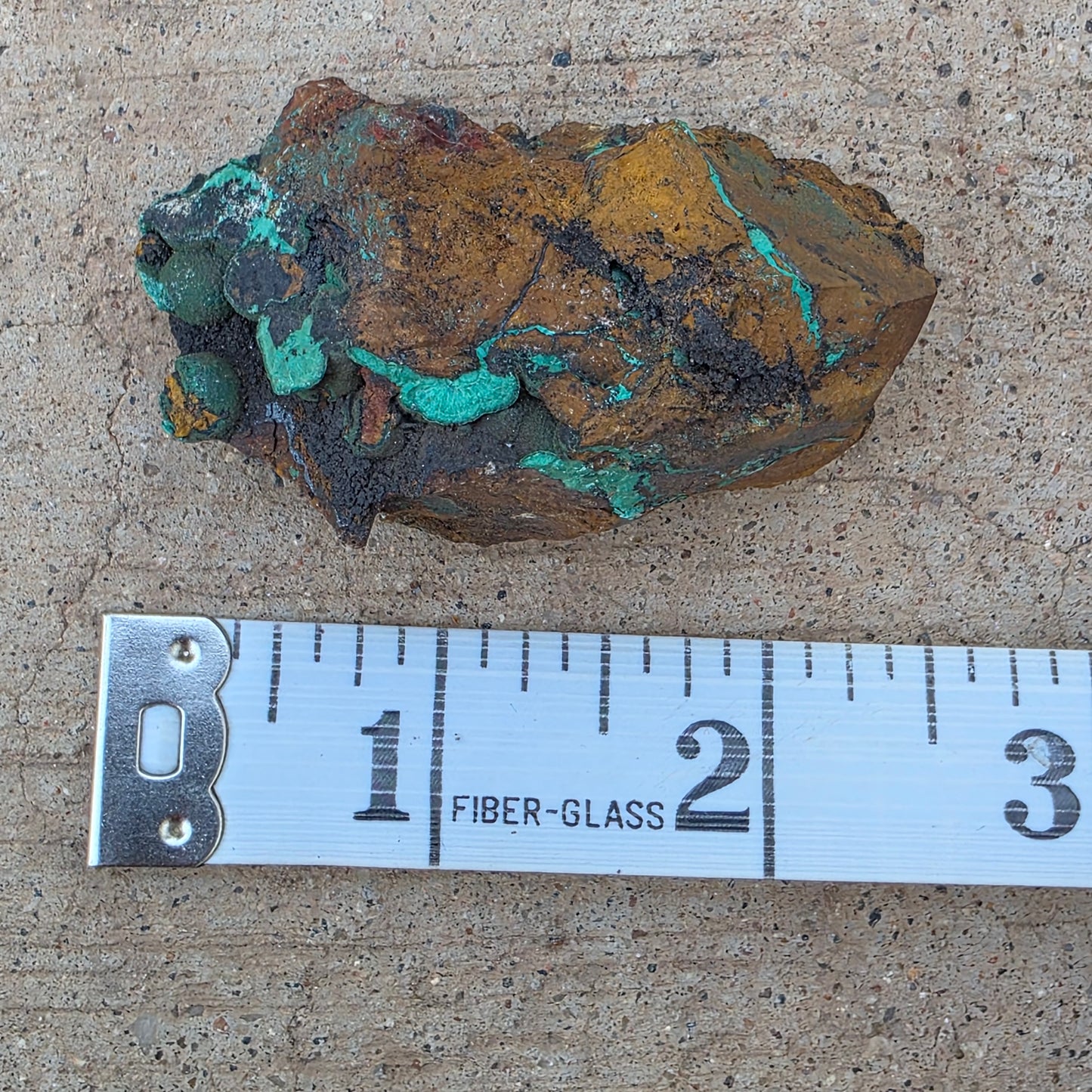 Malachite Copper Ore Rock Specimen | Planet Mine | Arizona | Natural Raw Stone | 59 g