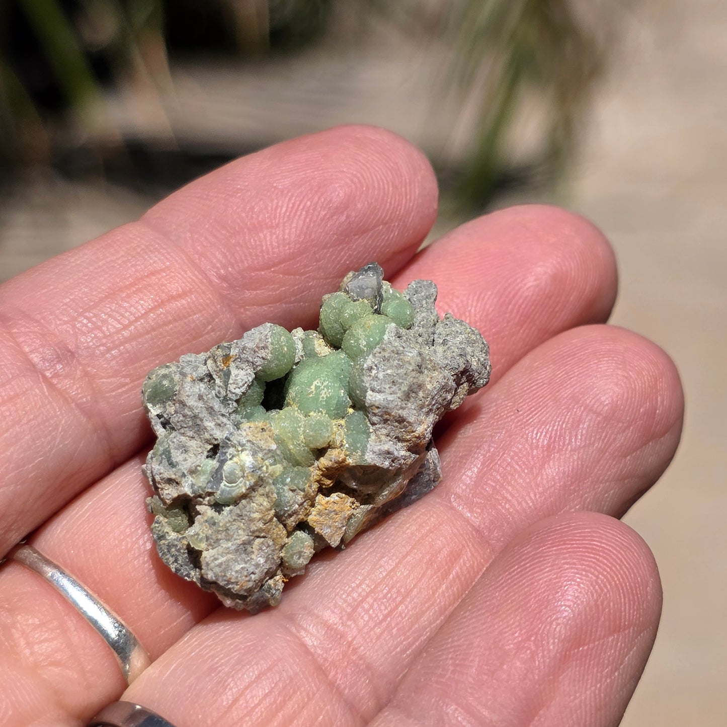 Green Wavellite Rock Specimen | Mt. Ida, Arkansas | Raw Stone