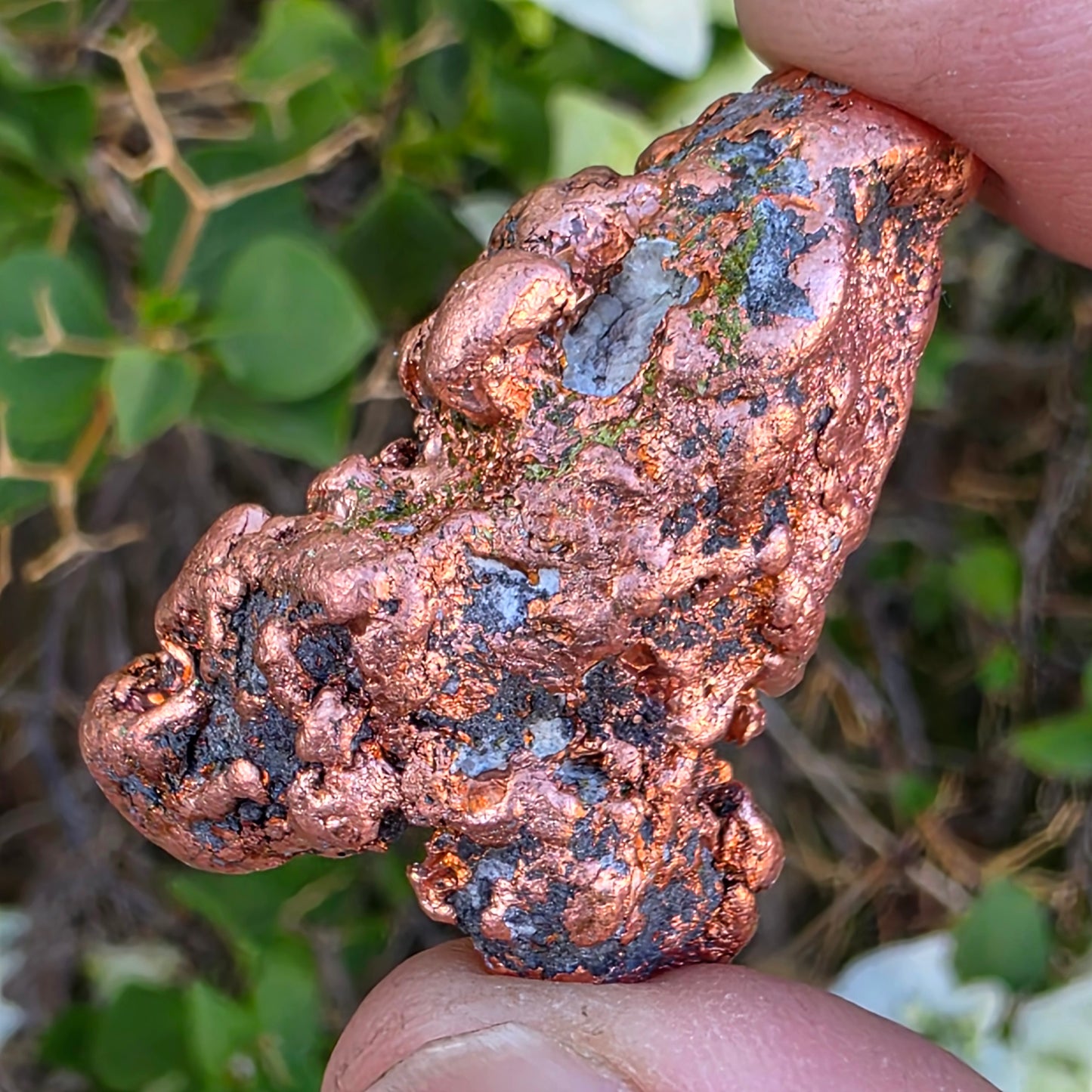 Shiny Michigan Copper - Rock Specimen from the Keweenaw Peninsula