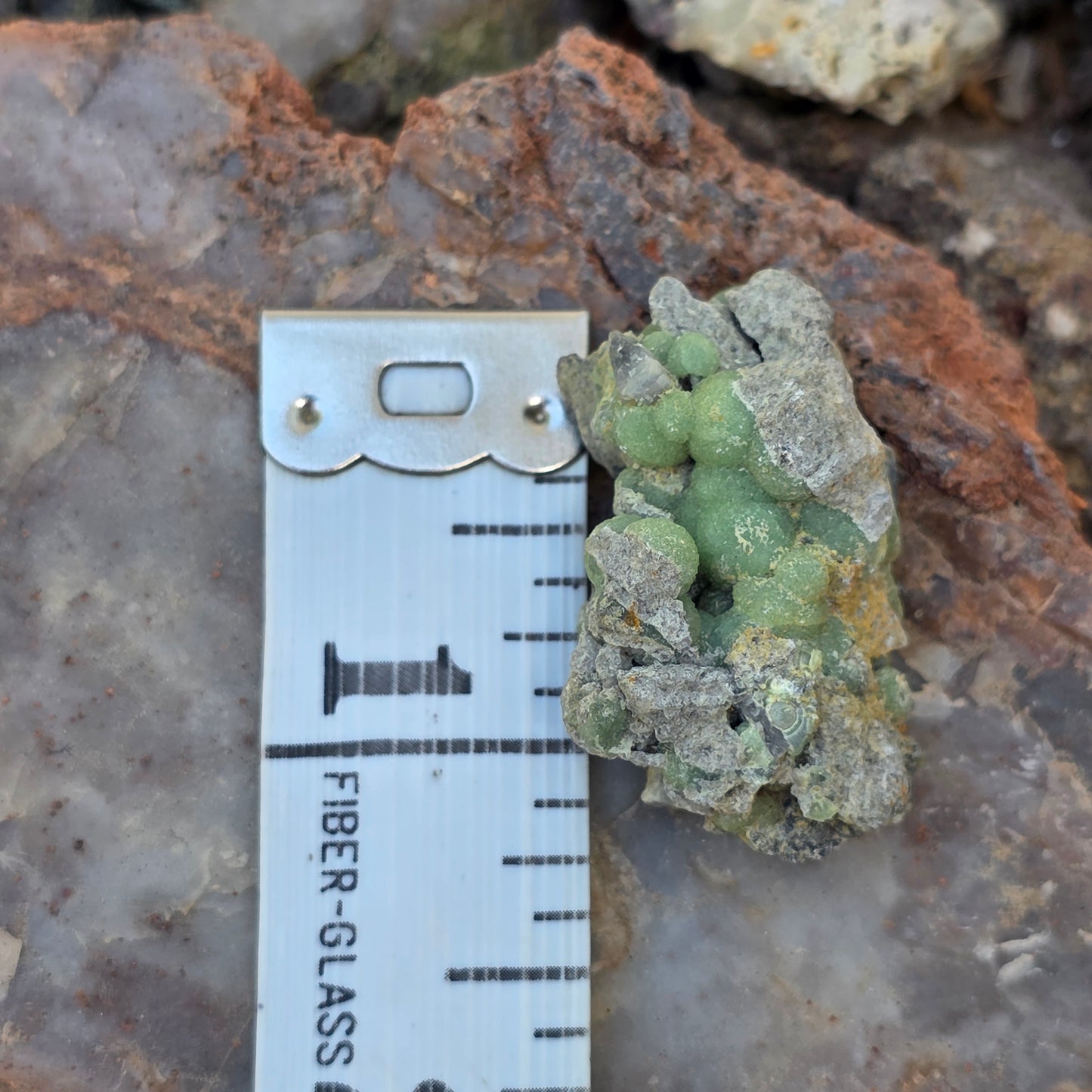 Green Wavellite Rock Specimen | Mt. Ida, Arkansas | Raw Stone