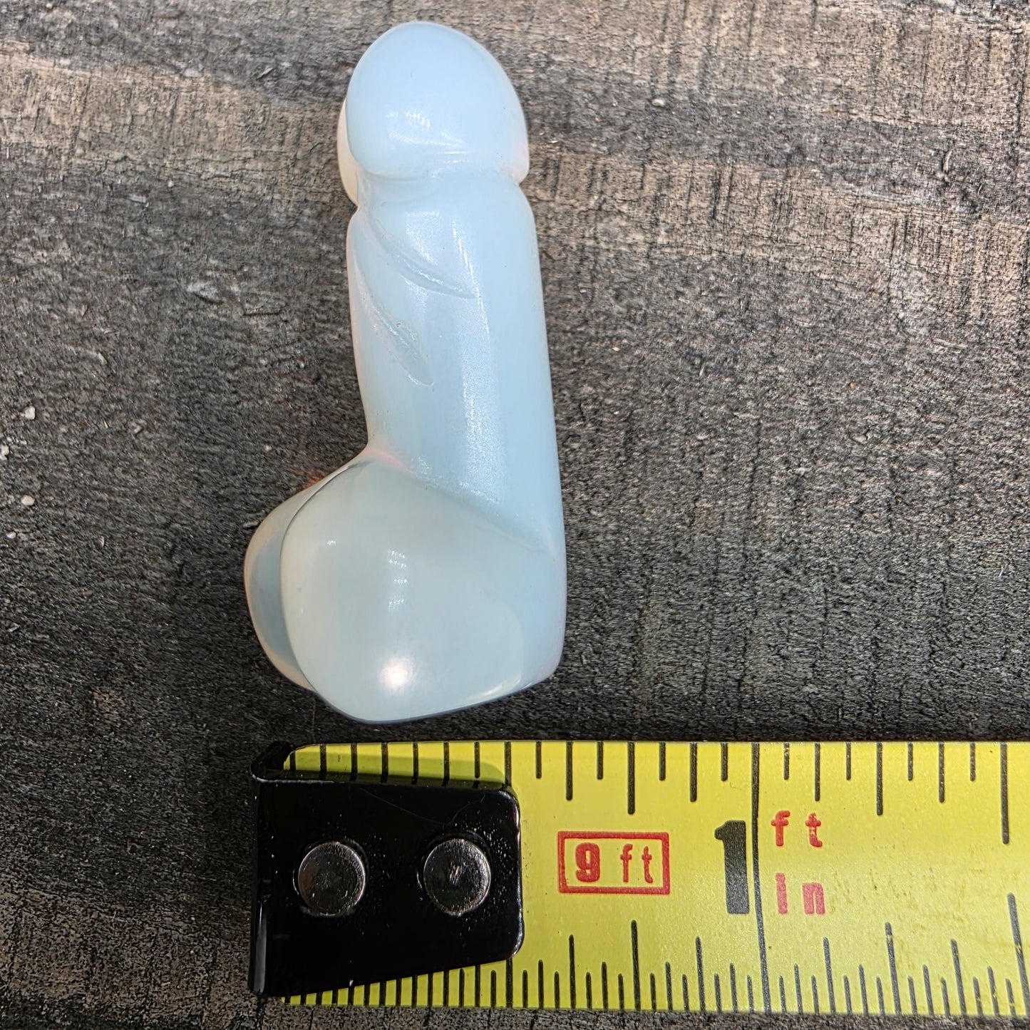1.5" Miniature Opalite Carving | Iridescent Gemstone Pocket Stone | Cute Funny Gift