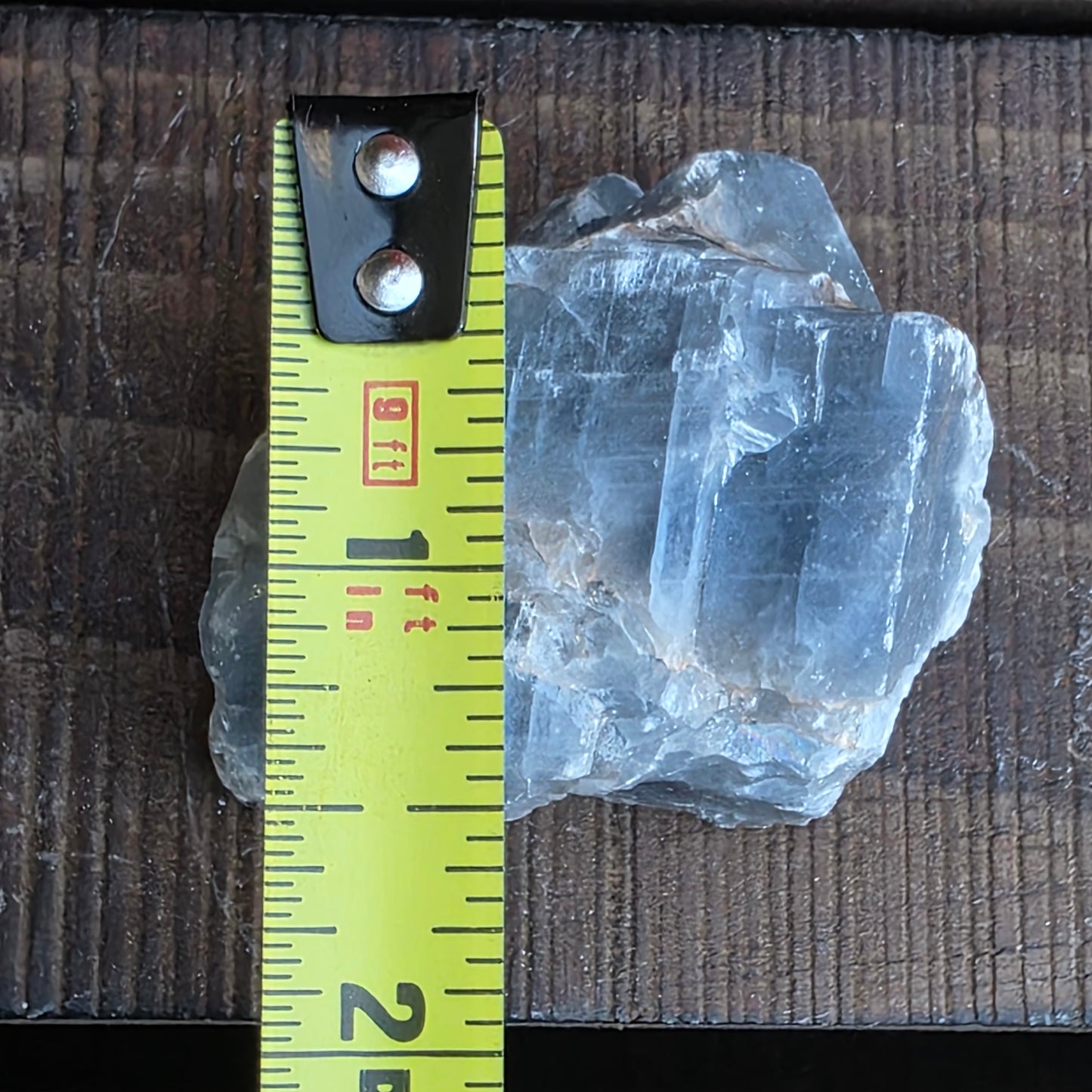 Blue Calcite Rock Specimen | Raw Natural Crystal Mineral | 71.63 g