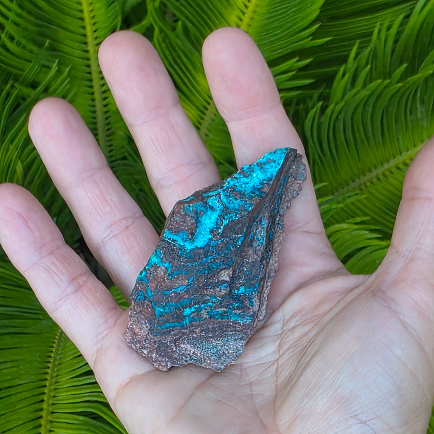 Chrysocolla Copper Ore Rock Specimen | Planet Mine | Arizona | Natural Raw Stone | 70.83 g