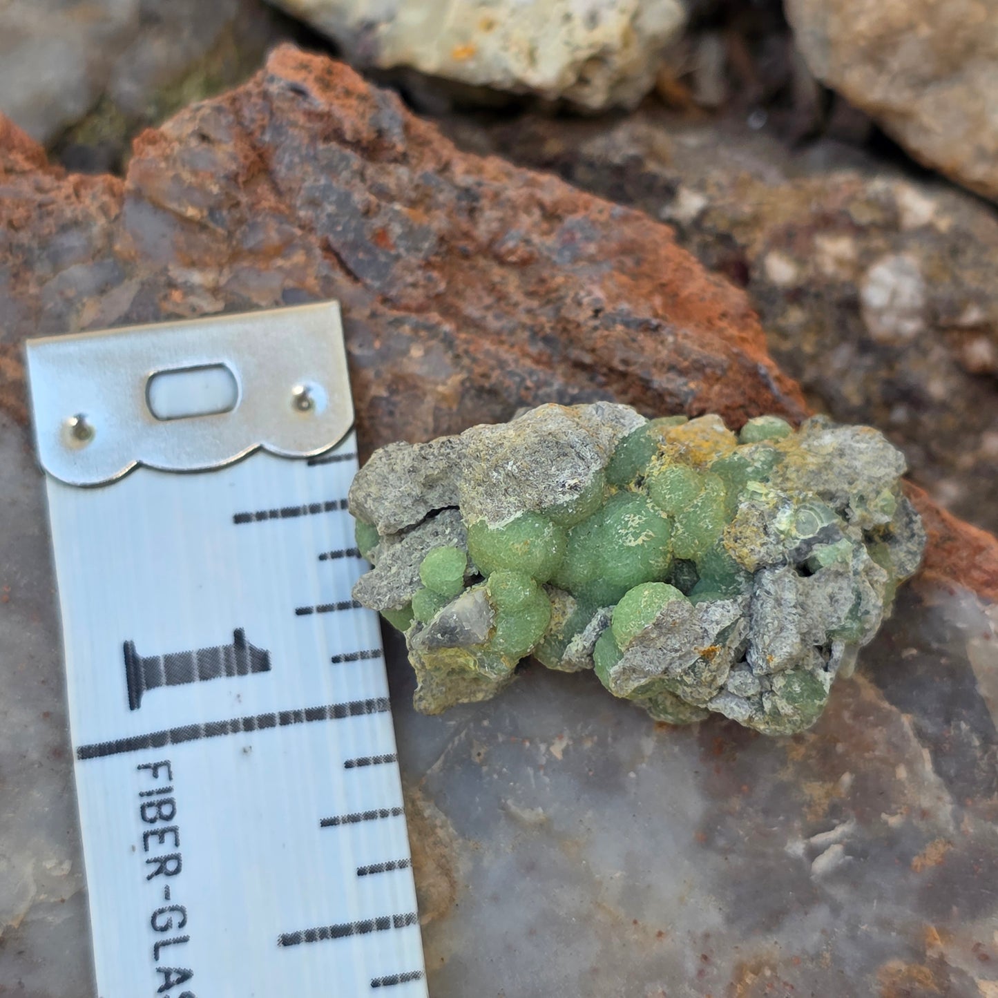 Green Wavellite Rock Specimen | Mt. Ida, Arkansas | Raw Stone
