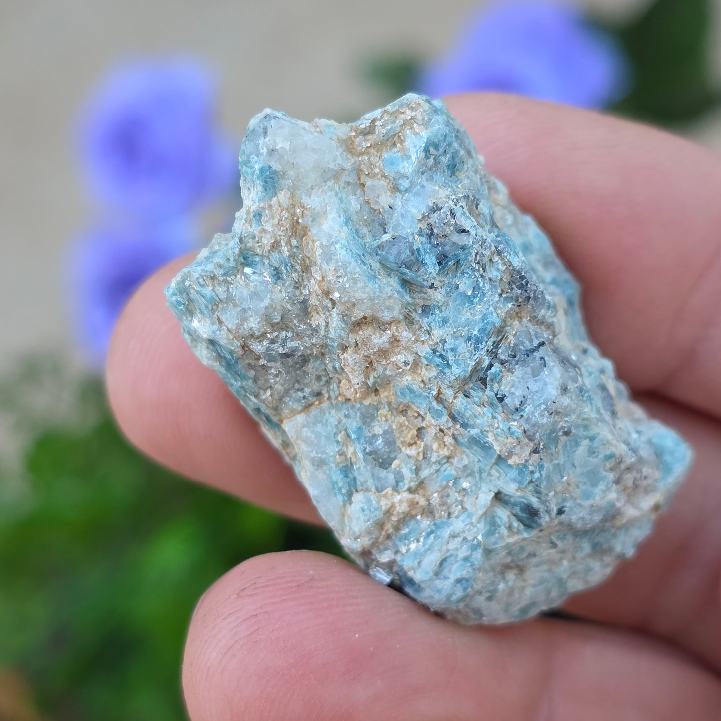 Kyanite Ore Specimen 24.51g | Bluebird Mine | California | Raw Stone | Natural Blue Rock Sample