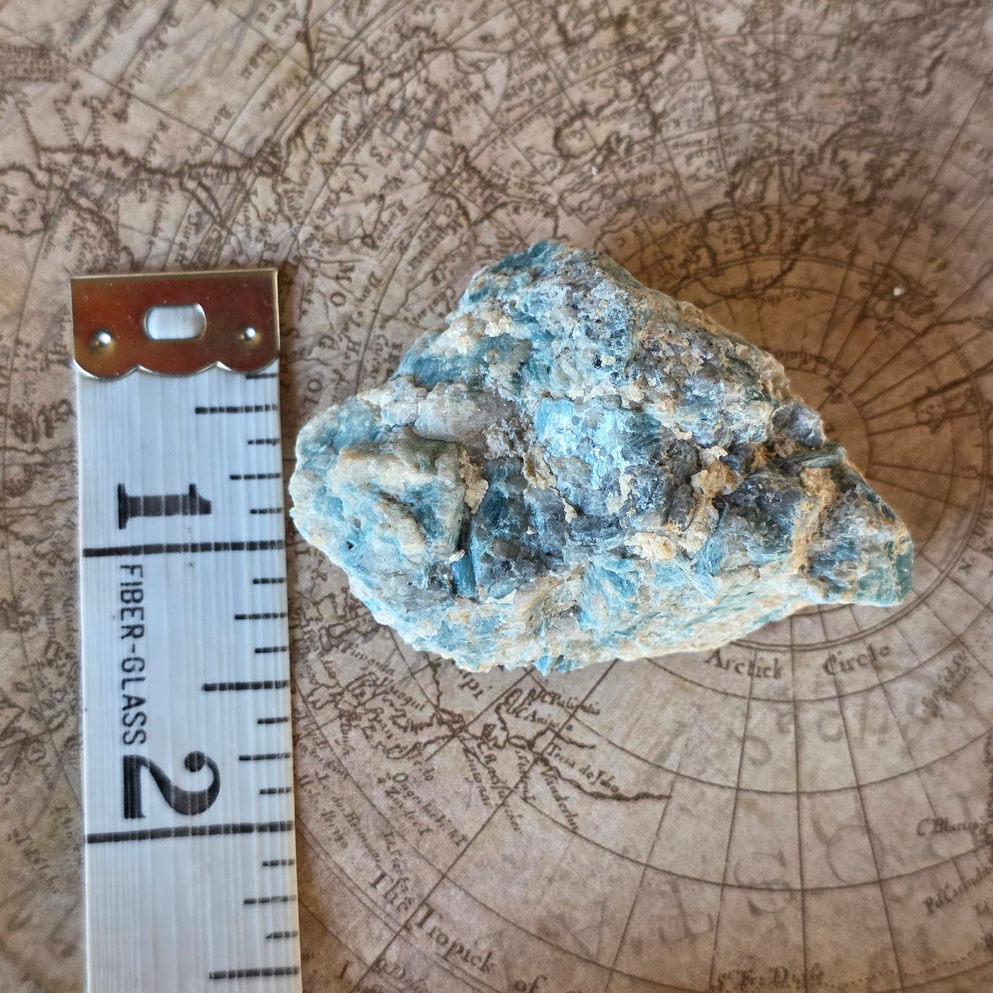 Kyanite Ore Specimen 49.14 g | Bluebird Mine | California | Raw Stone | Natural Blue Rock Sample