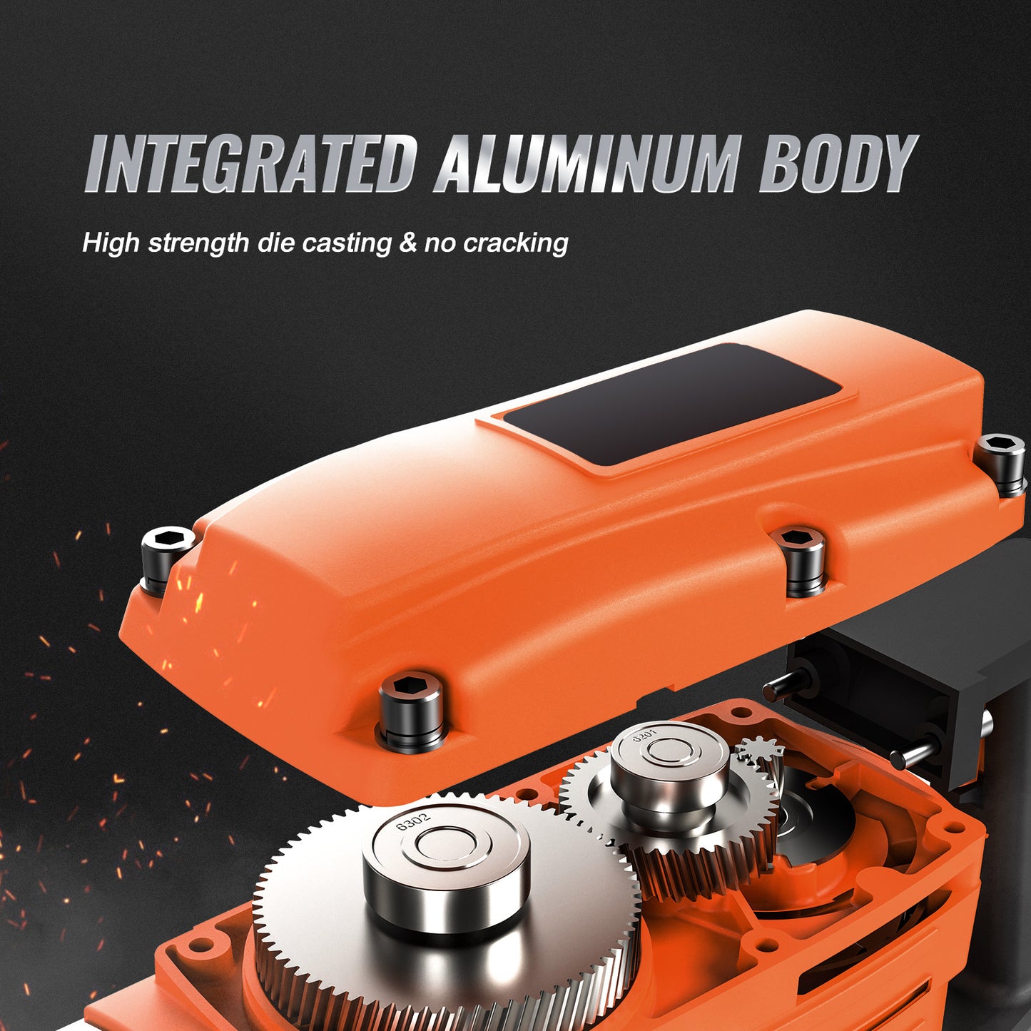 VEVOR 2200W Demolition Jack Hammer | Rock &Concrete Breaker with 6 Chisel Bits