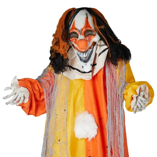 8.2ft Red Eyed Clown Outdoor Halloween Decorations