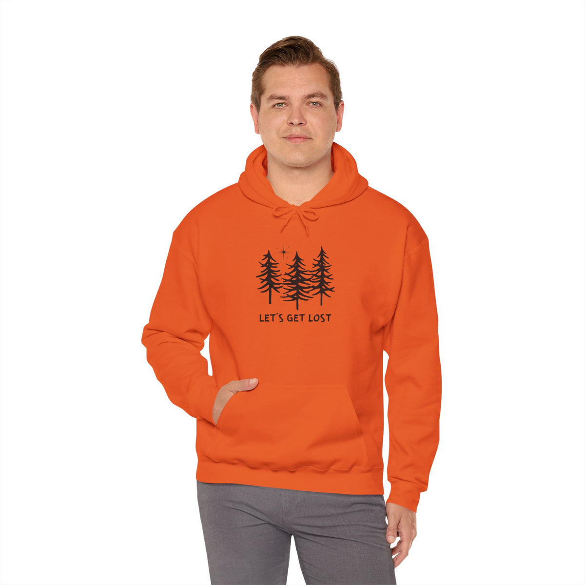 Let's Get Lost Unisex Hoodie Adventure Sweatshirt for Nature Lovers Rockhounds