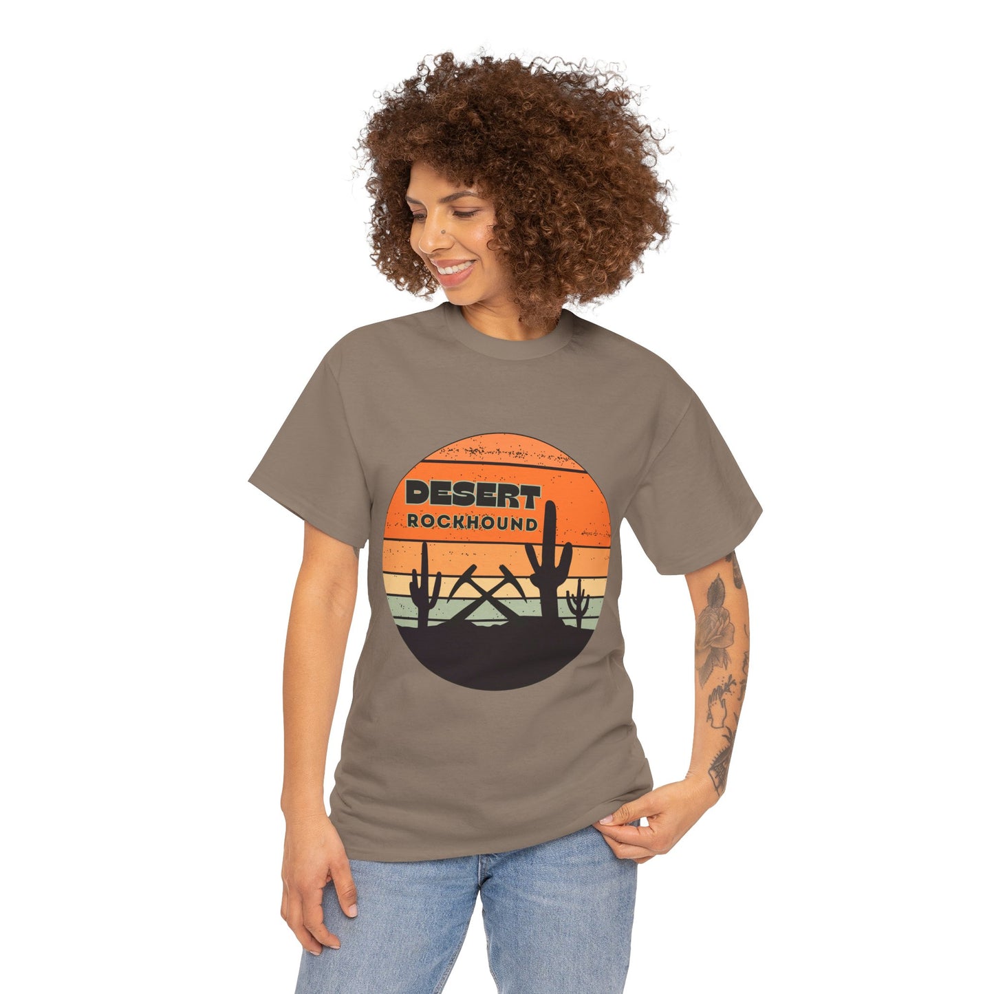 Desert Rockhound Unisex Heavy Cotton Tee Rock Collector and Nature Lover Gift