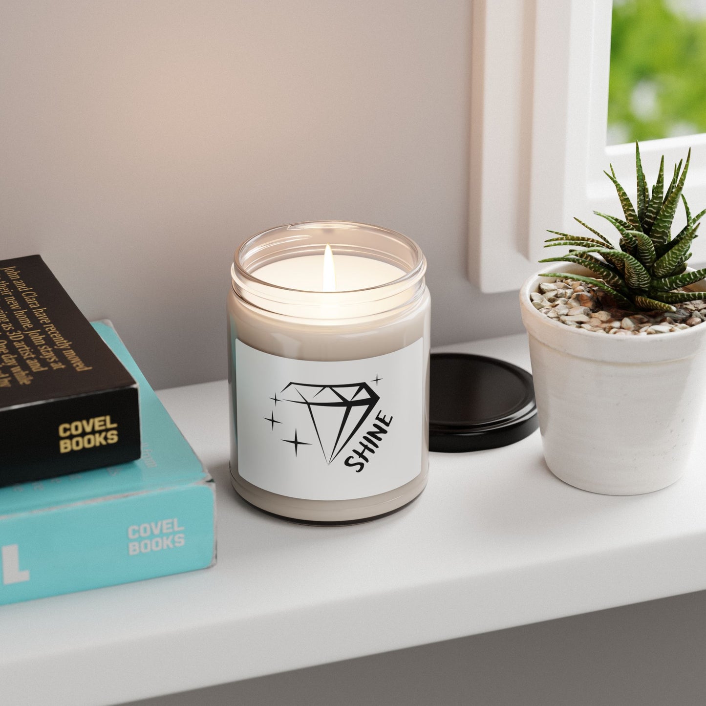 Shine Like a Diamond Scented Soy Candle, 9oz - Aromatherapy Candle, Gift for Her, Home Decor, Relaxation Essential, Birthday or Celebration