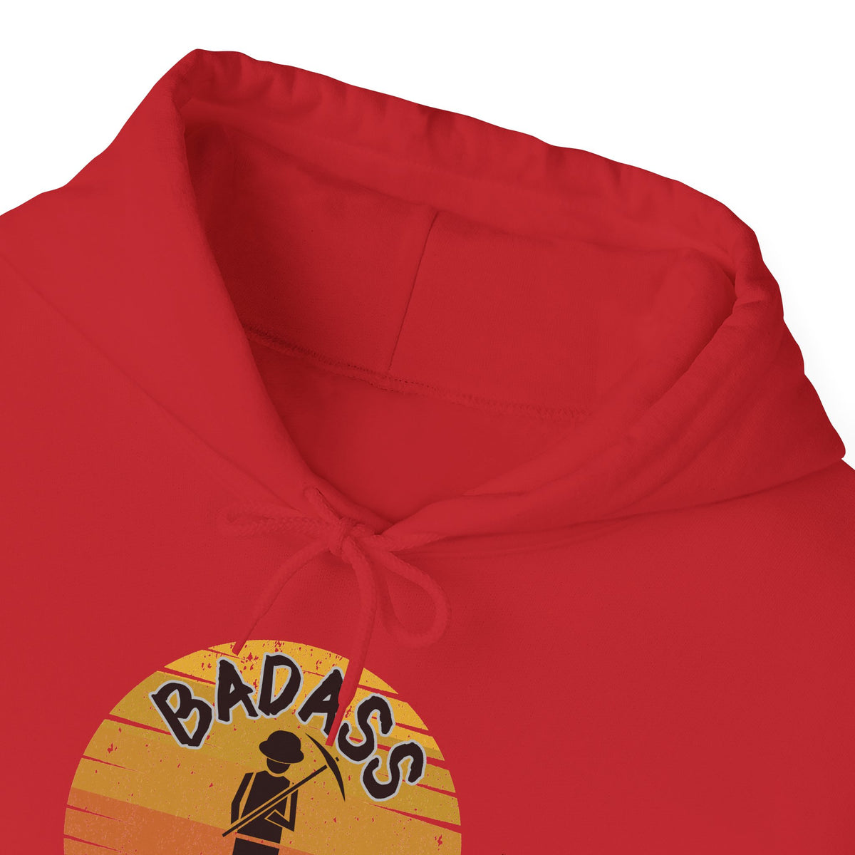 Badass Miner Rock Hammer Sunset Hoodie Unisex Hooded Sweatshirt