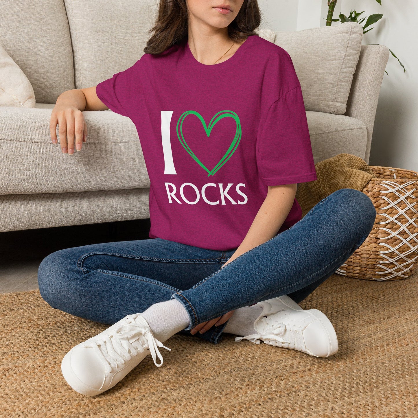 I Love Rocks T-Shirt Rockhound, Geology & Rock Collector Shirt