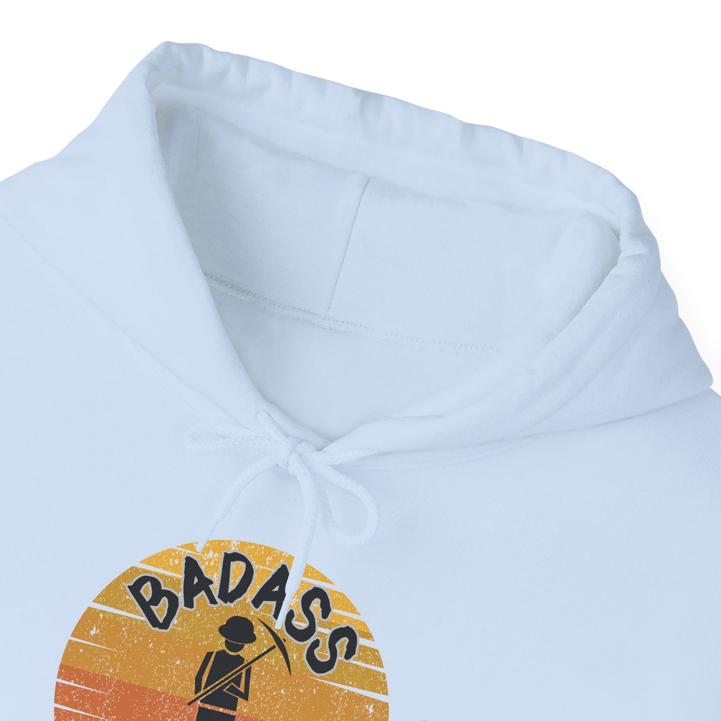 Badass Miner Rock Hammer Sunset Hoodie Unisex Hooded Sweatshirt
