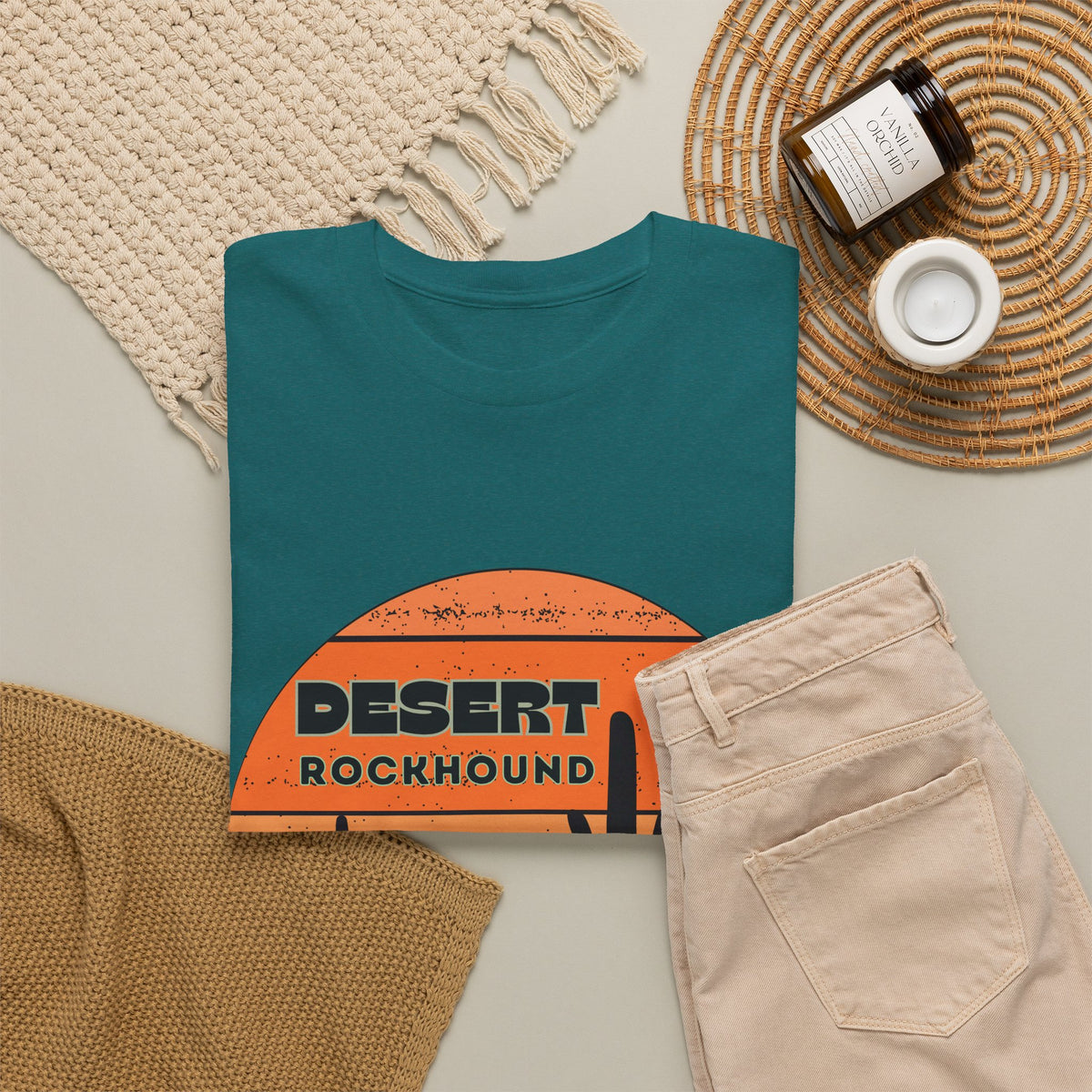 Desert Rockhound Unisex Heavy Cotton Tee Rock Collector and Nature Lover Gift