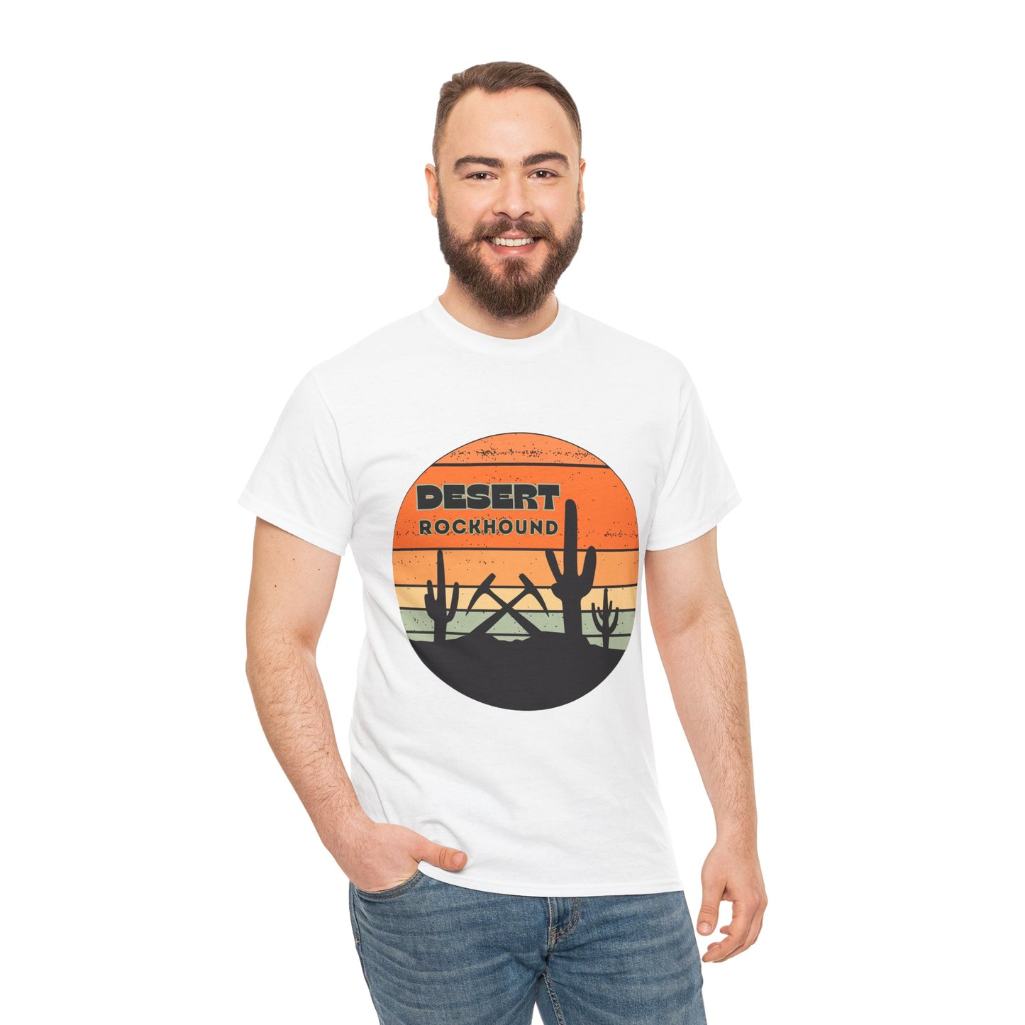 Desert Rockhound Unisex Heavy Cotton Tee Rock Collector and Nature Lover Gift