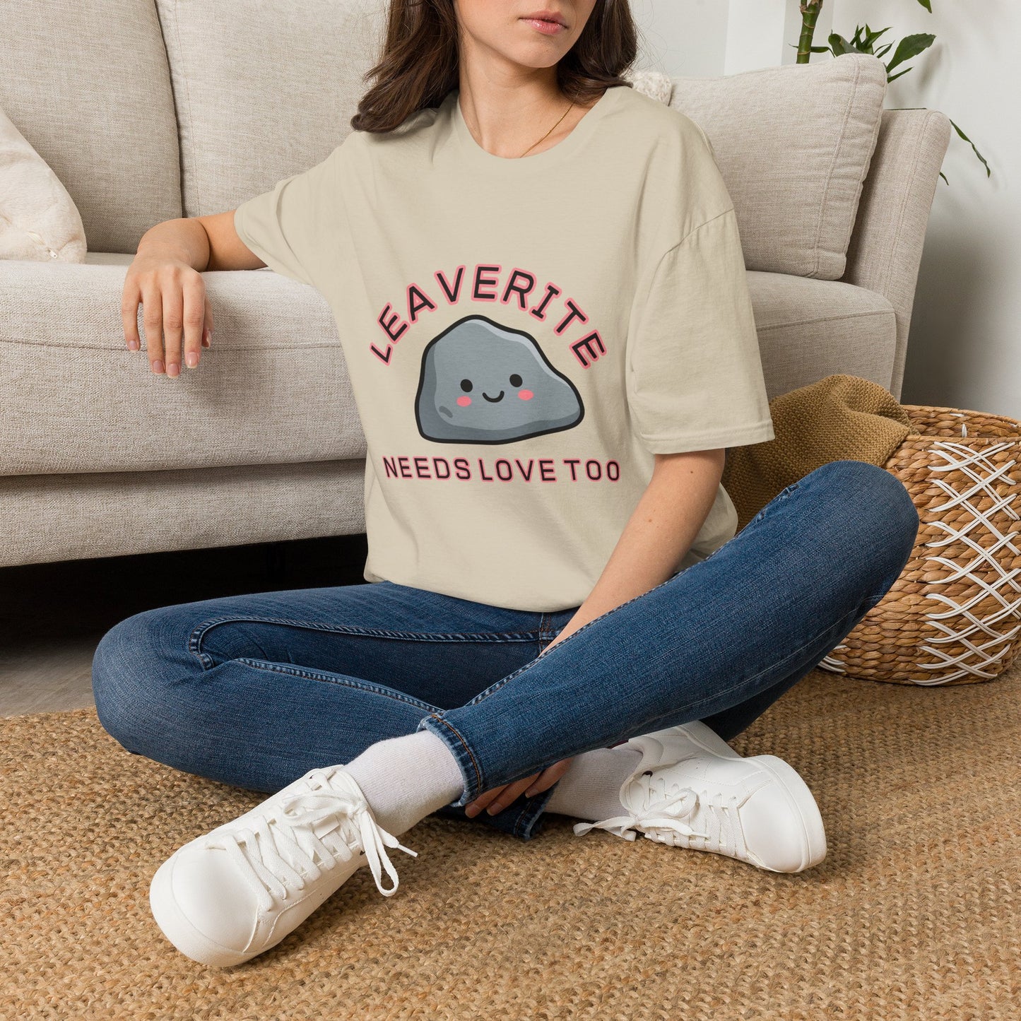 Leaverite Needs Love Too T-Shirt Funny Rockhound Kawaii Rock Geology Tee