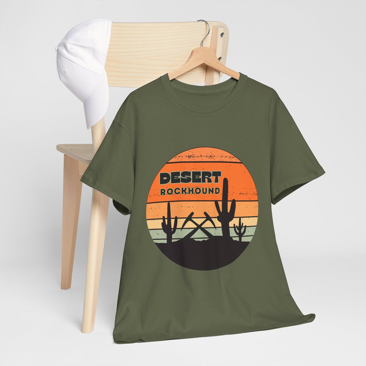 Desert Rockhound Unisex Heavy Cotton Tee Rock Collector and Nature Lover Gift