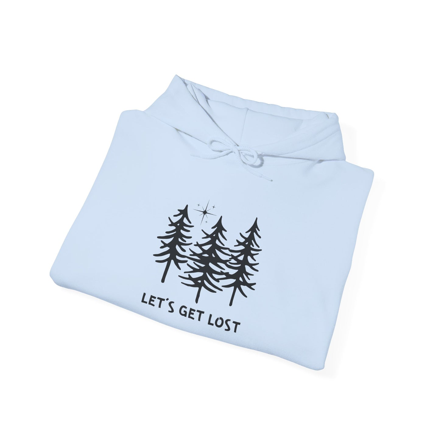 Let's Get Lost Unisex Hoodie Adventure Sweatshirt for Nature Lovers Rockhounds