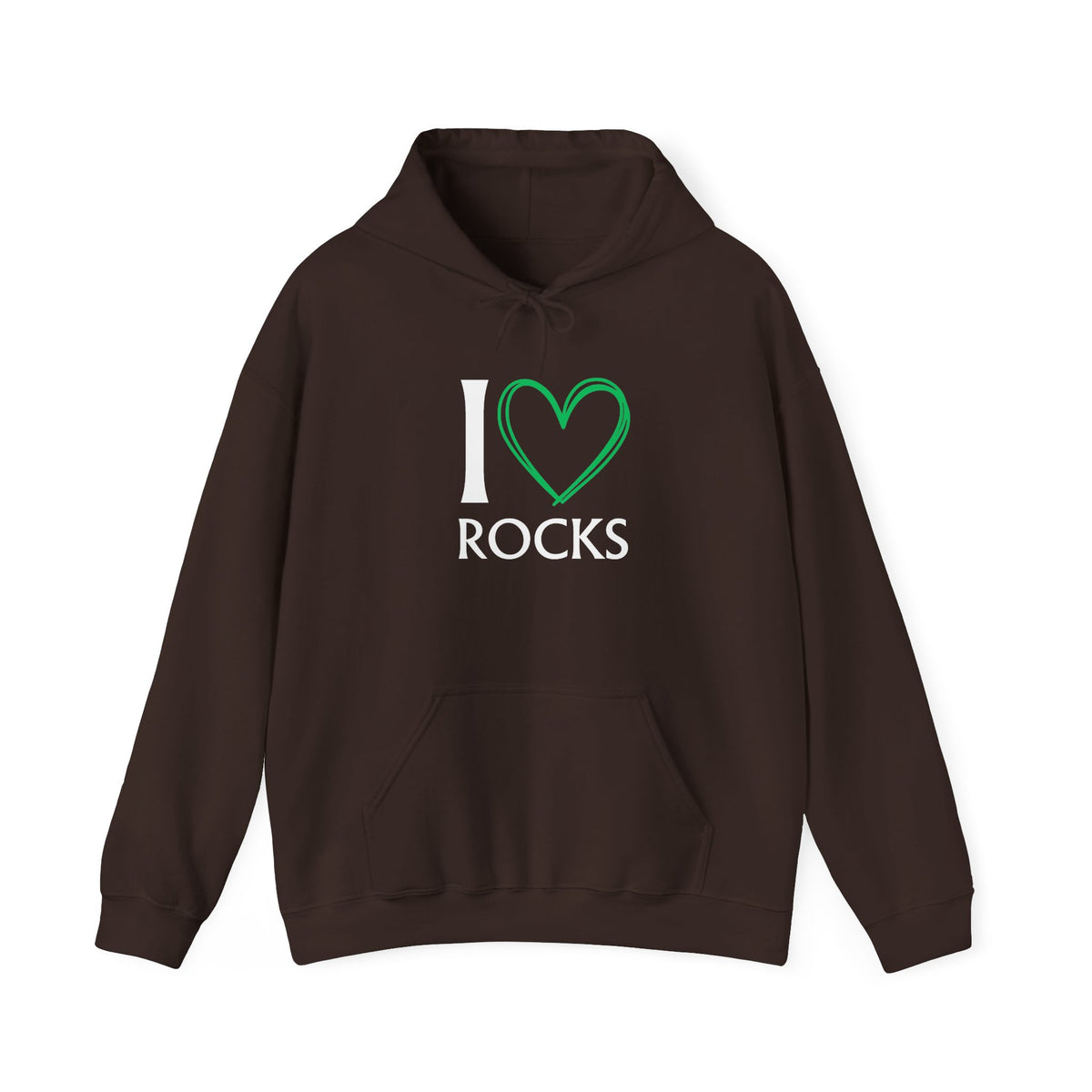 I Love Rocks Hoodie Rockhound, Geology & Rock Collector Hooded Sweatshirt