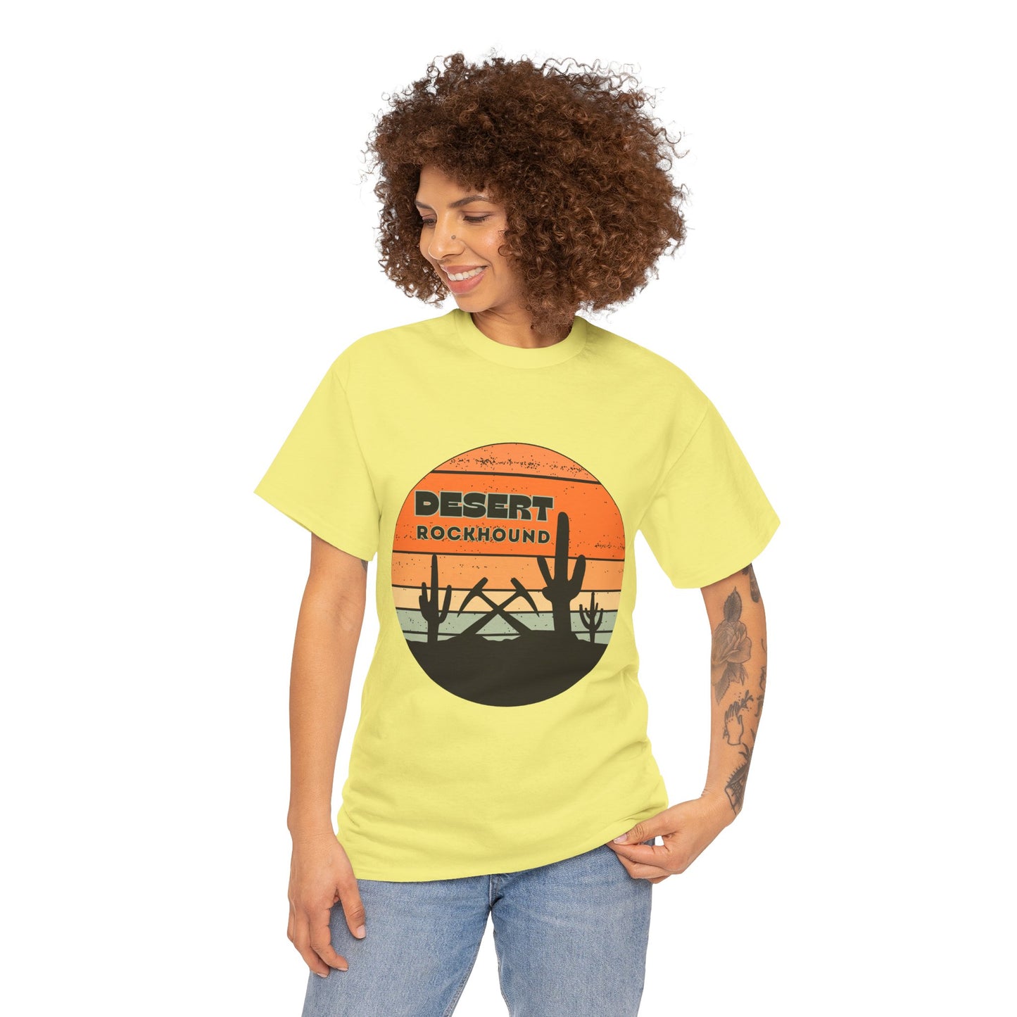 Desert Rockhound Unisex Heavy Cotton Tee Rock Collector and Nature Lover Gift