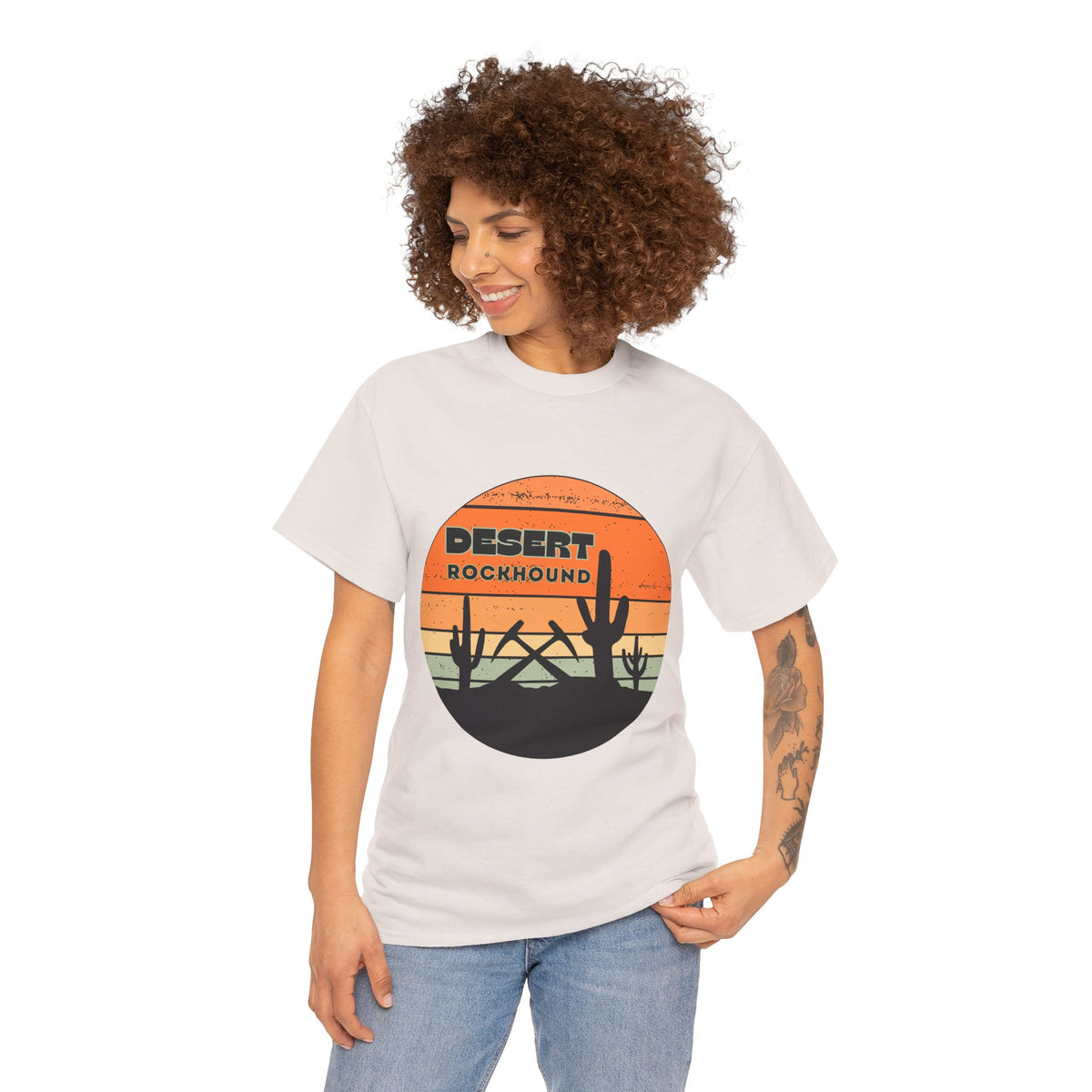 Desert Rockhound Unisex Heavy Cotton Tee Rock Collector and Nature Lover Gift