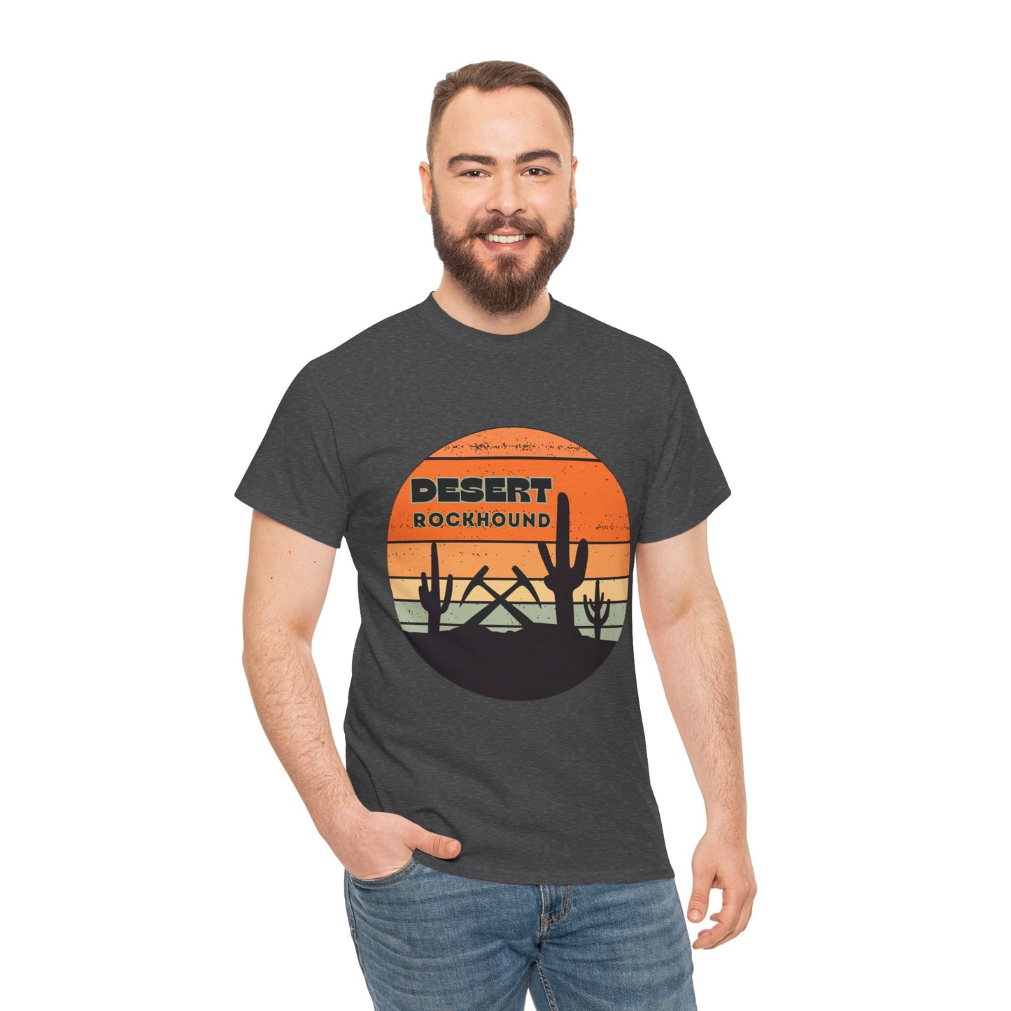Desert Rockhound Unisex Heavy Cotton Tee Rock Collector and Nature Lover Gift
