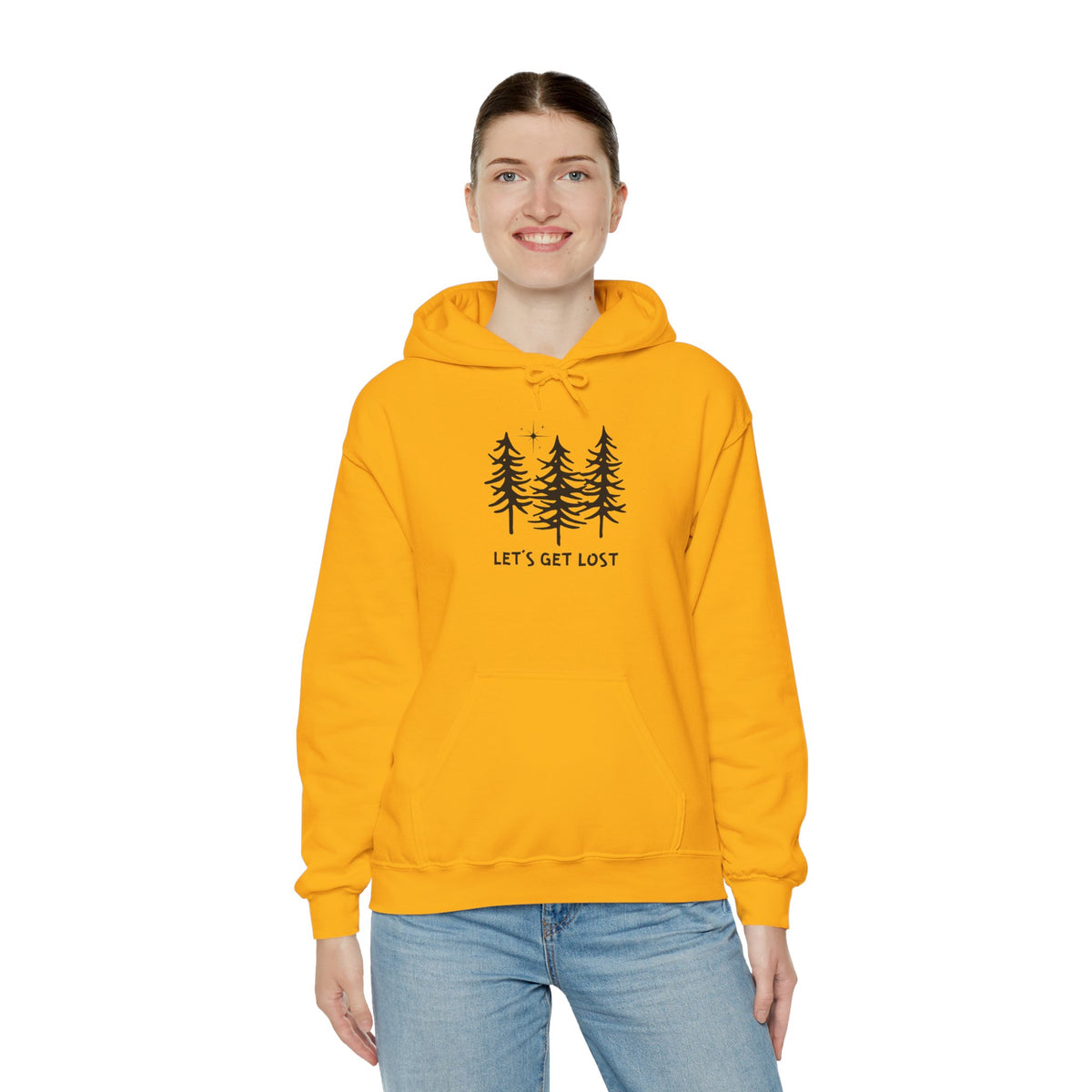 Let's Get Lost Unisex Hoodie Adventure Sweatshirt for Nature Lovers Rockhounds