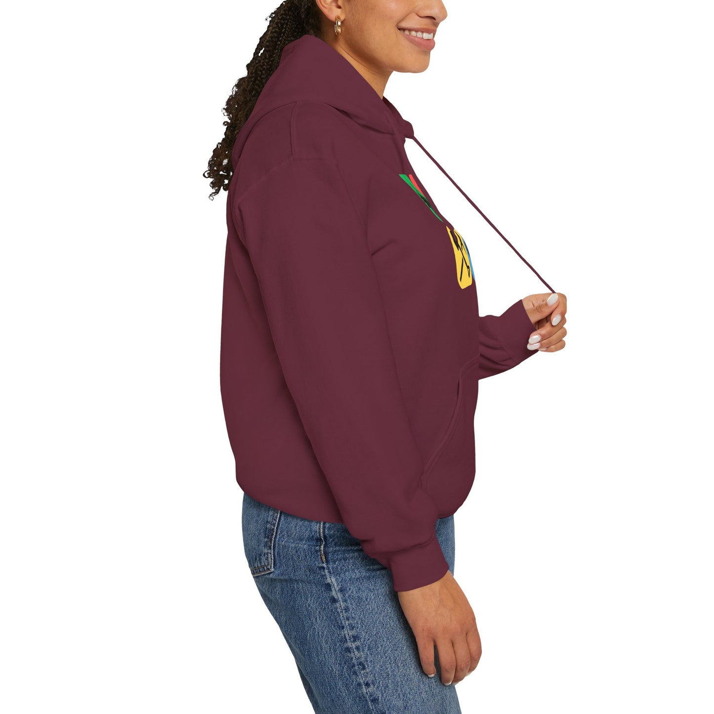 Color Block Icon Rockhound Hoodie Camping Adventure Unisex Hooded Sweatshirt