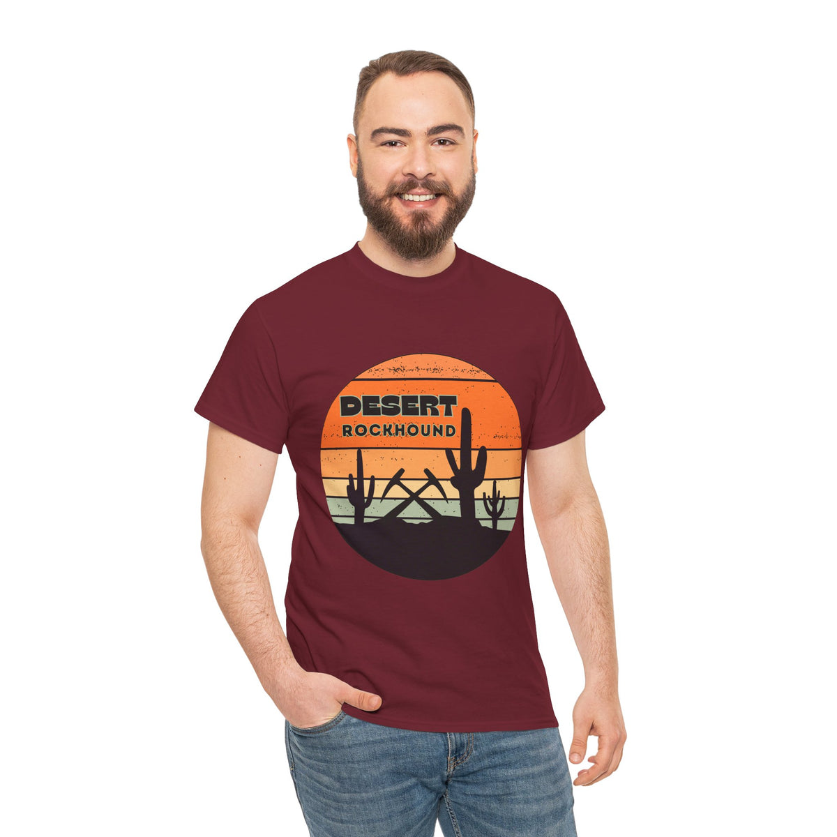 Desert Rockhound Unisex Heavy Cotton Tee Rock Collector and Nature Lover Gift