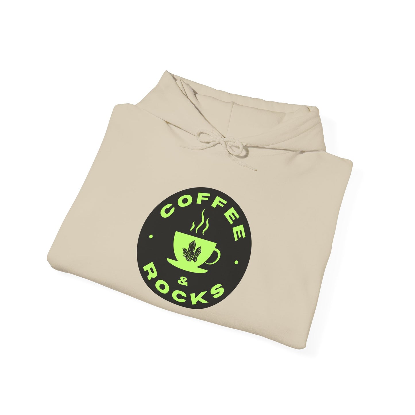 Coffee & Rocks Unisex Hoodie - Cozy Hooded Sweatshirt for Coffee and Geology Lovers