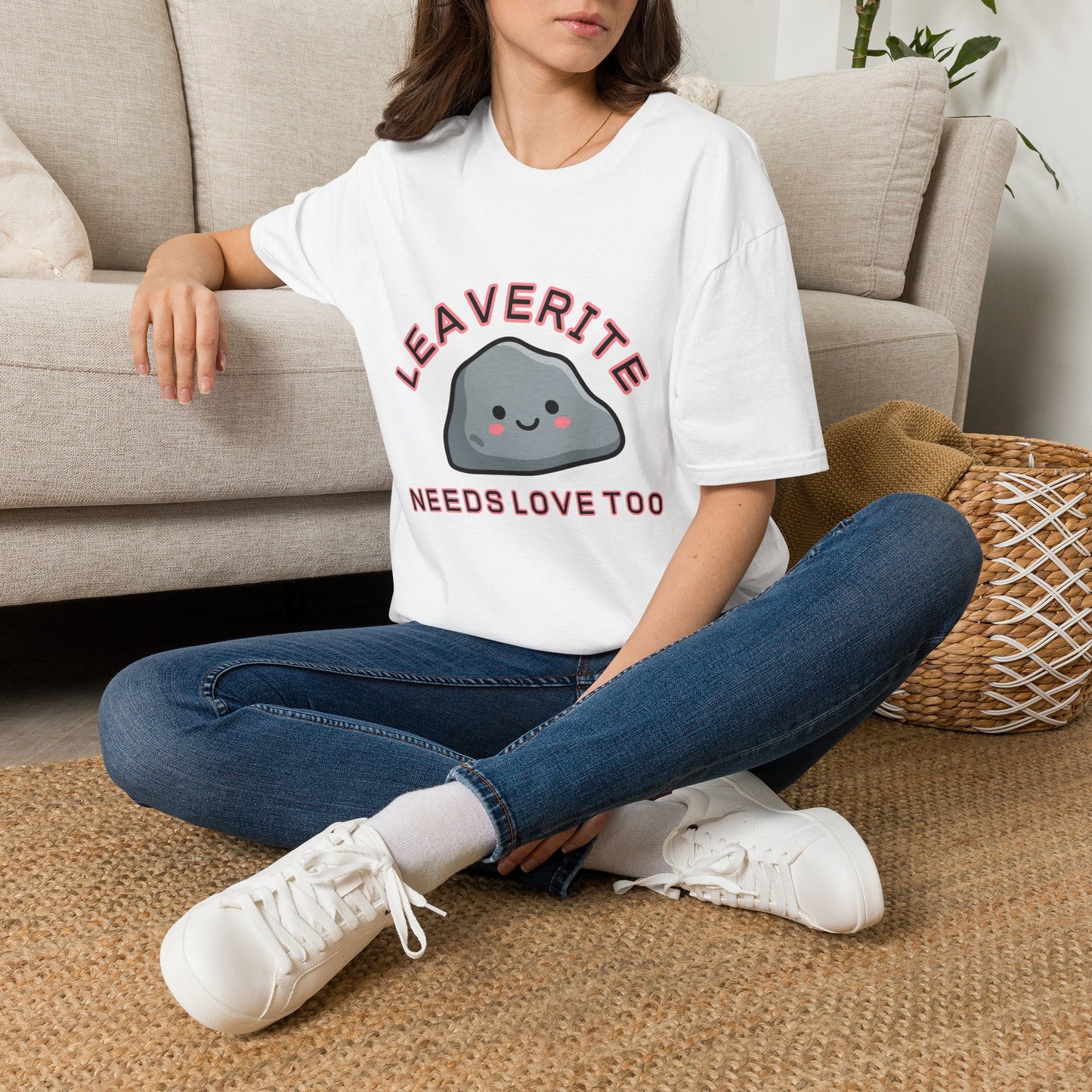 Leaverite Needs Love Too T-Shirt Funny Rockhound Kawaii Rock Geology Tee