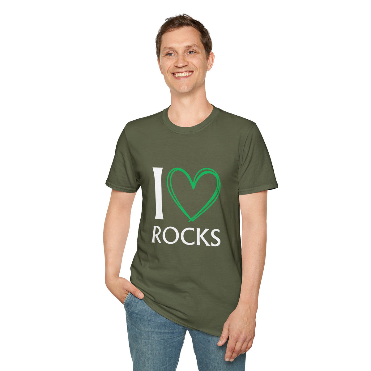 I Love Rocks T-Shirt Rockhound, Geology & Rock Collector Shirt