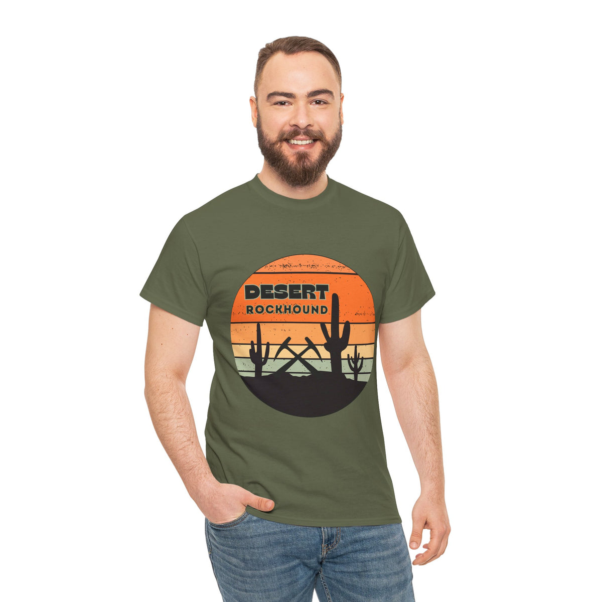 Desert Rockhound Unisex Heavy Cotton Tee Rock Collector and Nature Lover Gift
