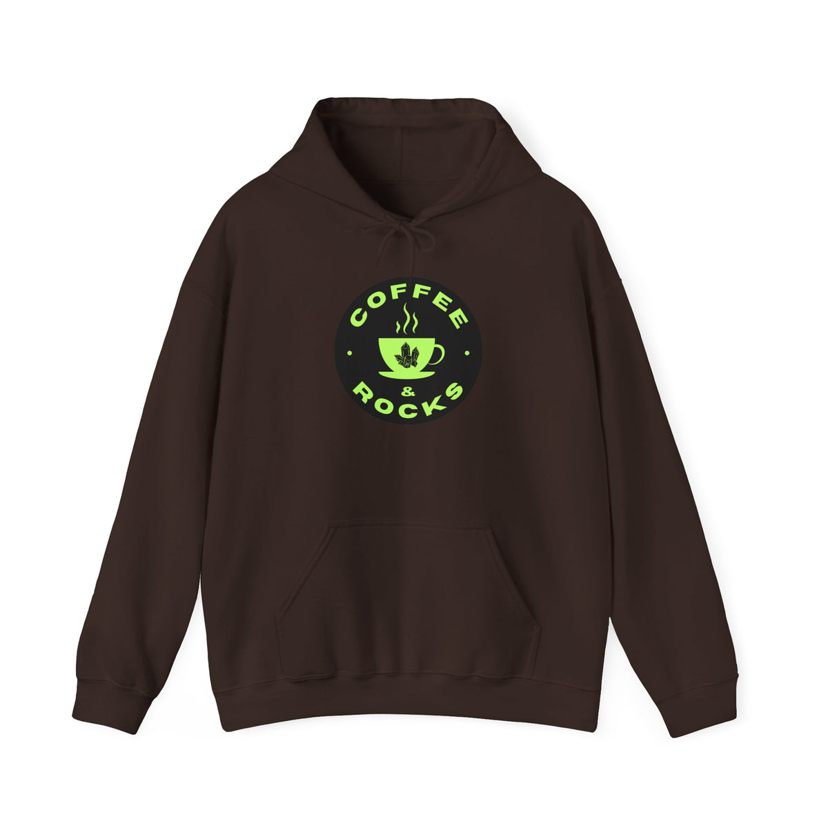 Coffee & Rocks Hoodie Cozy Geology Unisex Hooded Sweatshirt