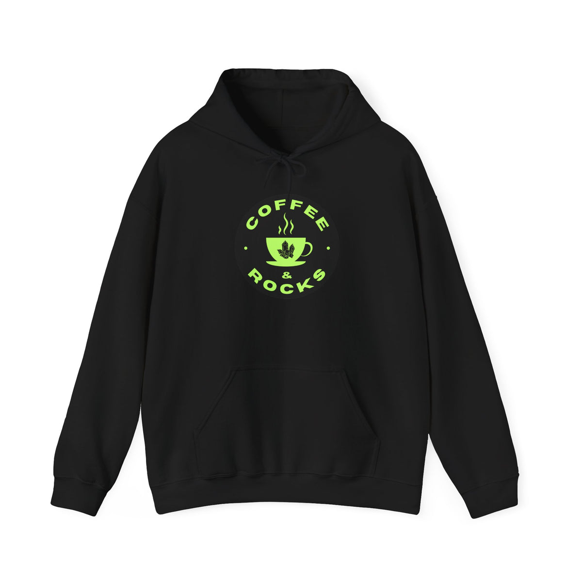 Coffee & Rocks Hoodie Cozy Geology Unisex Hooded Sweatshirt