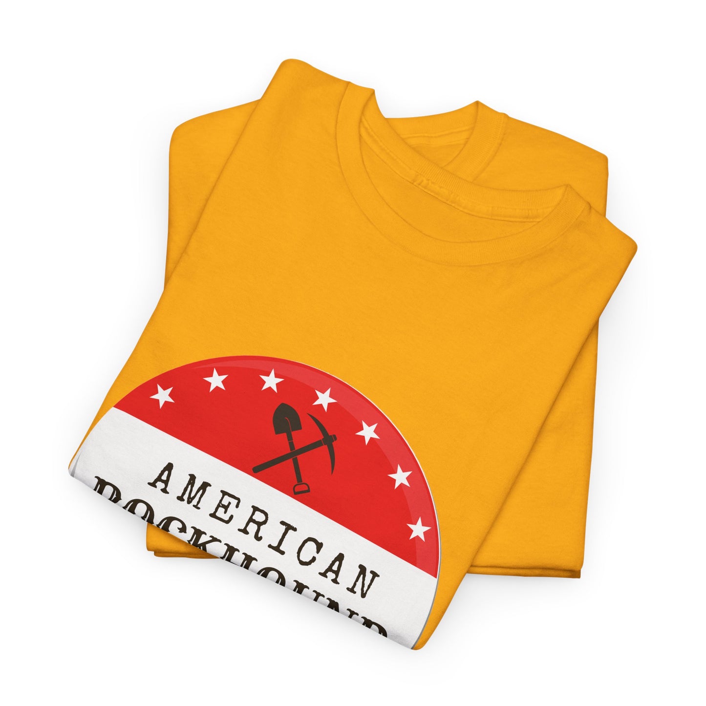 American Rockhound Tee, Patriotic Rock Collector Shirt, Red White Blue Geology Gift