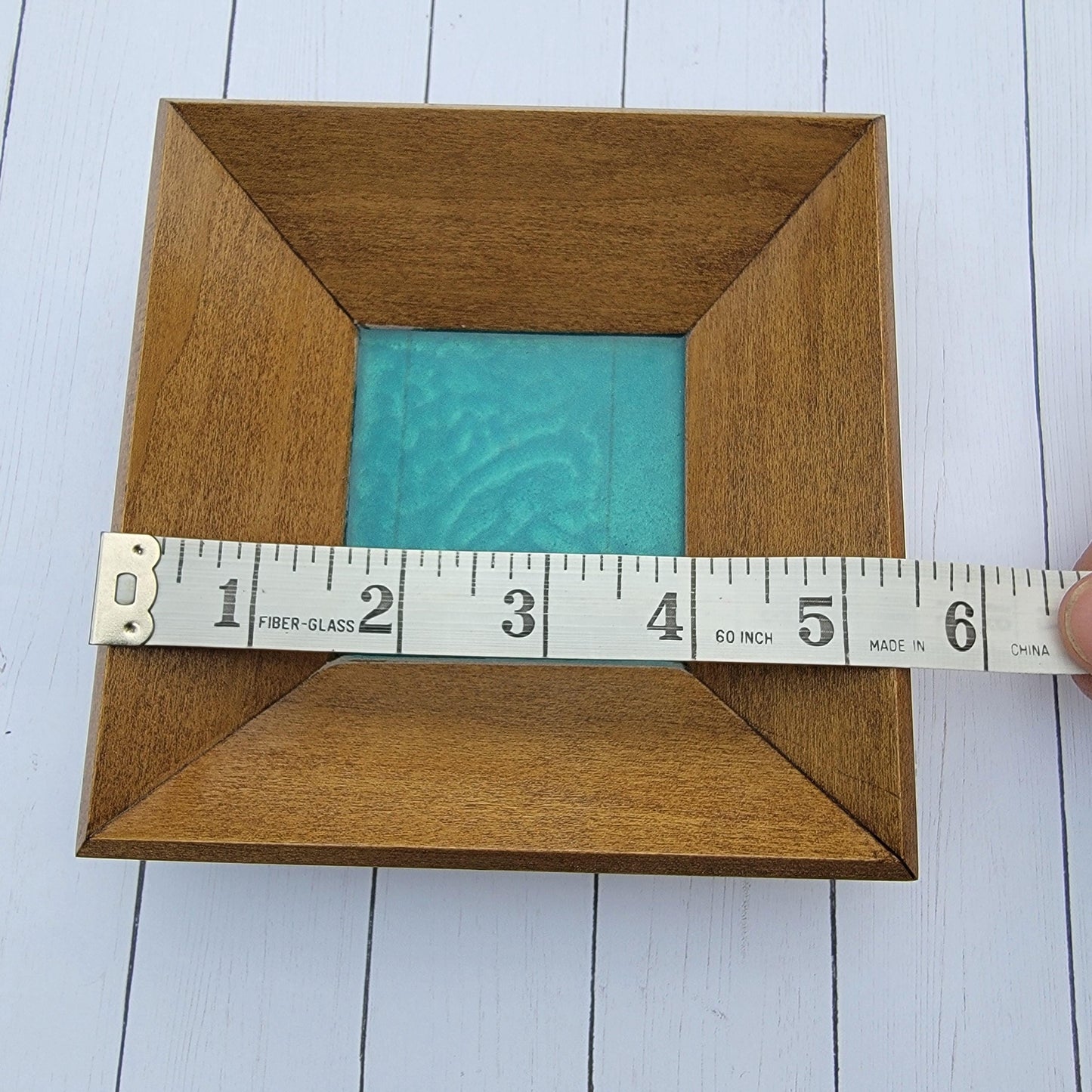Handmade Wooden & Resin Decorative Dish – Unique Home Decor, Jewelry Holder, Catch-All Tray