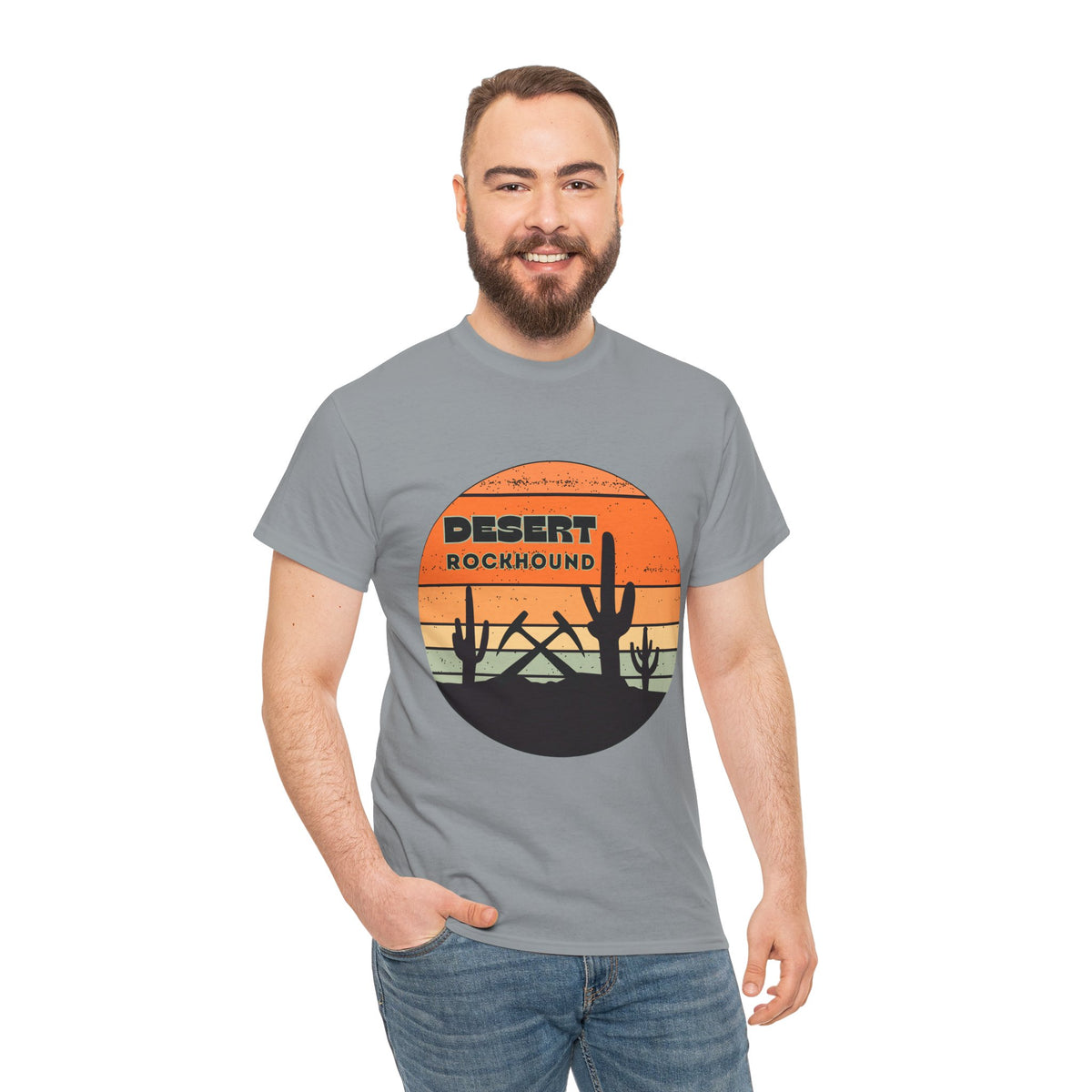 Desert Rockhound Unisex Heavy Cotton Tee Rock Collector and Nature Lover Gift