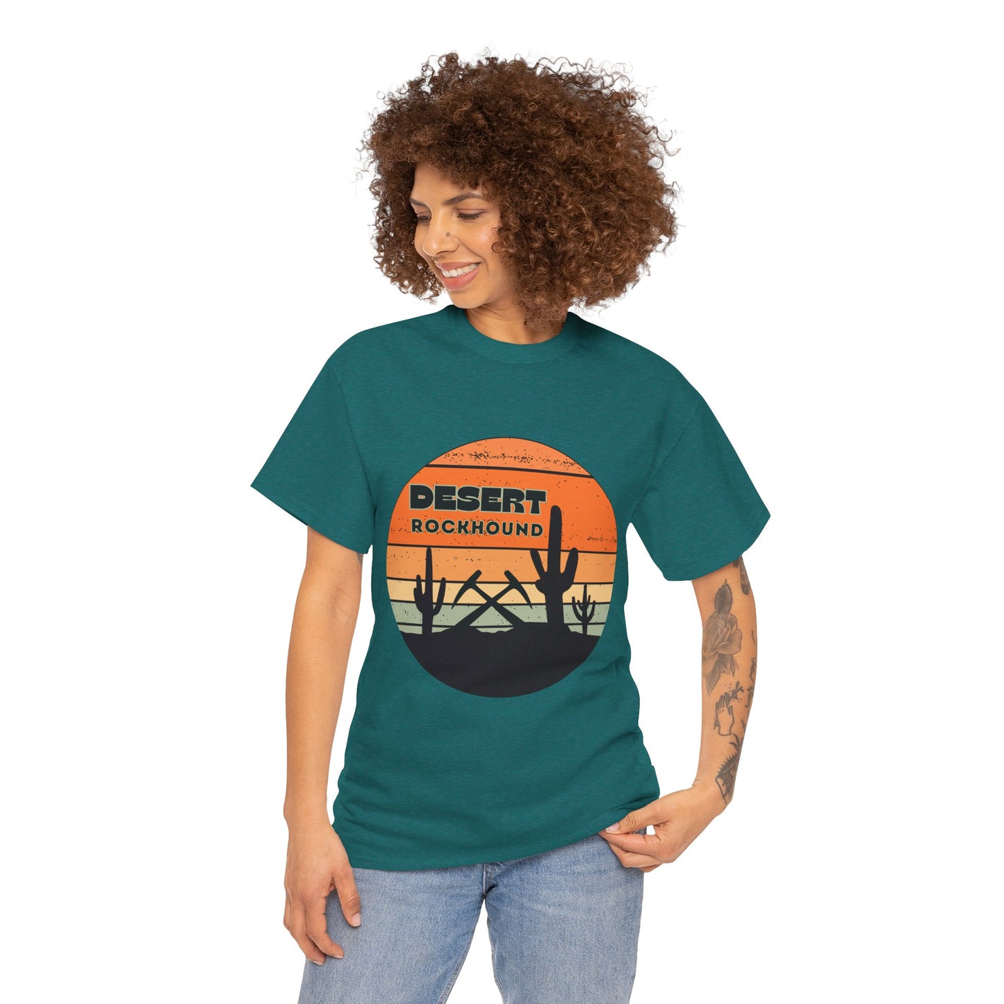 Desert Rockhound Unisex Heavy Cotton Tee Rock Collector and Nature Lover Gift