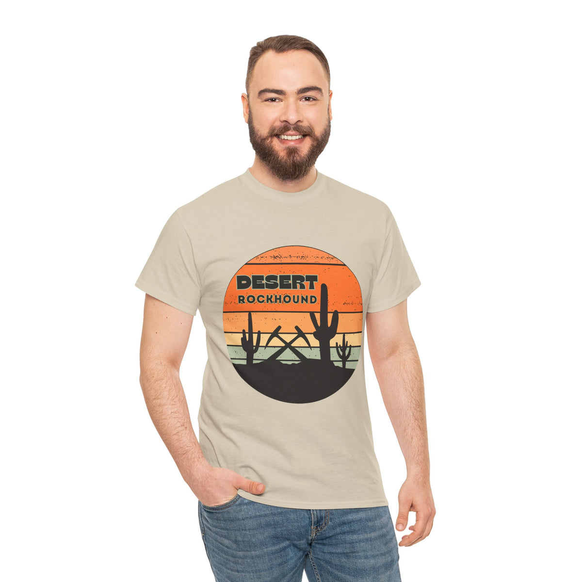 Desert Rockhound Unisex Heavy Cotton Tee Rock Collector and Nature Lover Gift