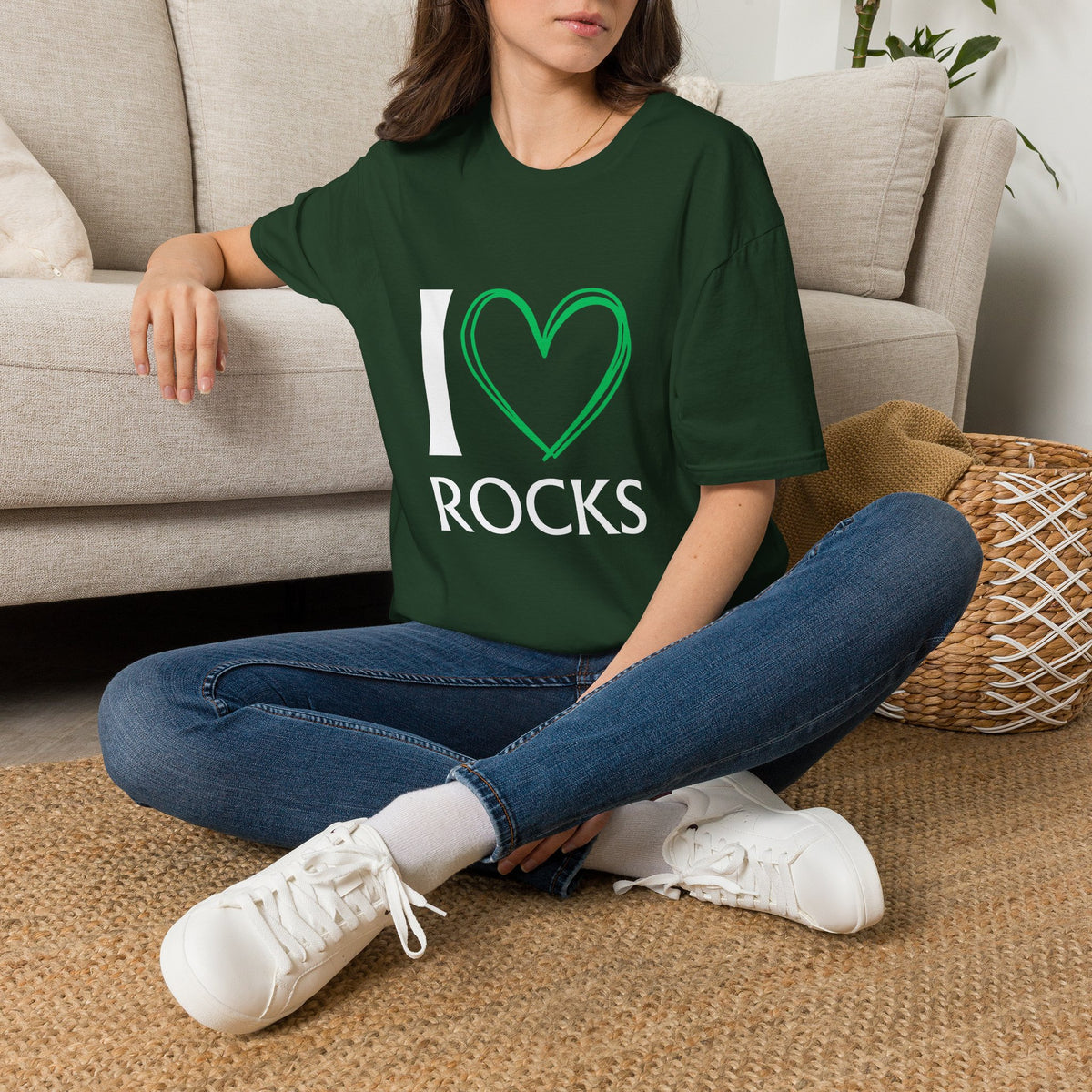 I Love Rocks T-Shirt Rockhound, Geology & Rock Collector Shirt
