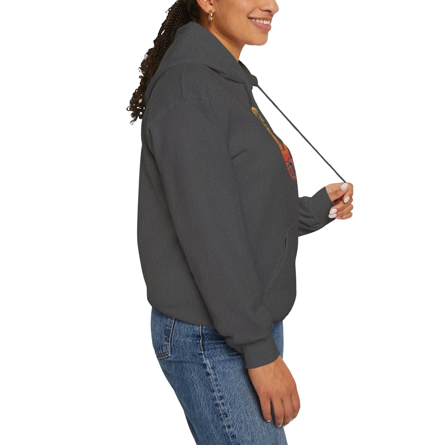 Badass Miner Rock Hammer Sunset Hoodie Unisex Hooded Sweatshirt