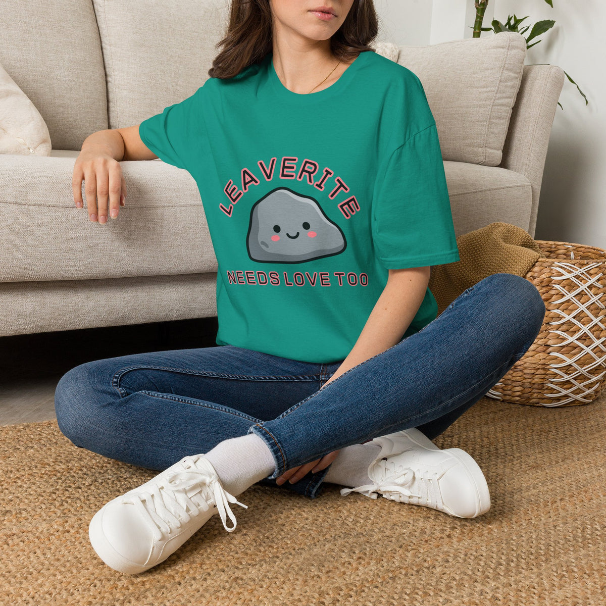 Leaverite Needs Love Too T-Shirt Funny Rockhound Kawaii Rock Geology Tee