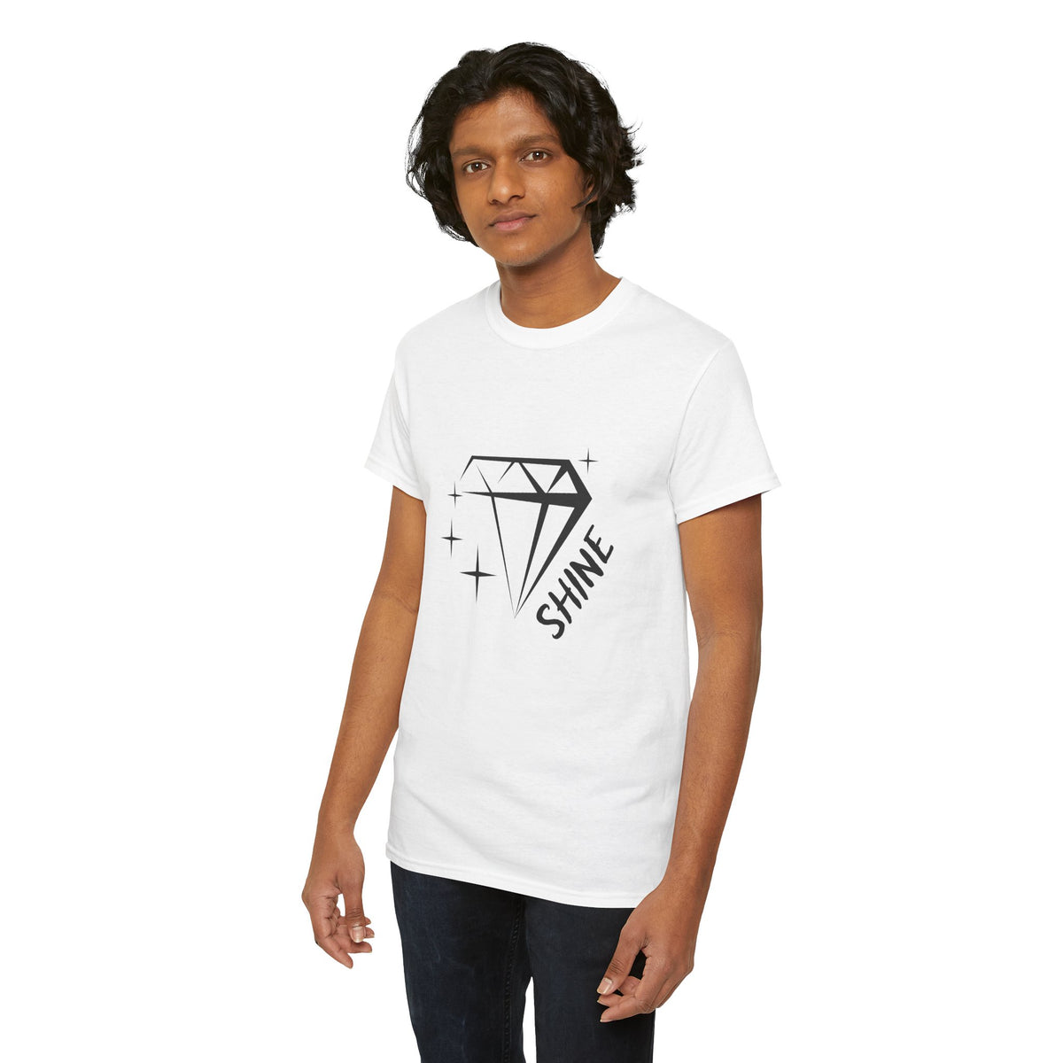 Shine Bright Rockhound T-Shirt Funny Geology Shirt Positive Vibes Crystal Gift