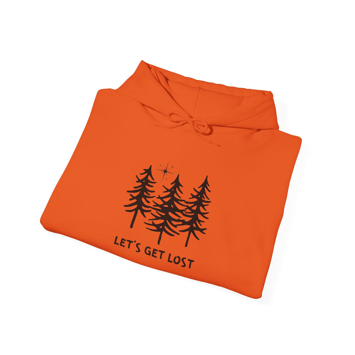 Let's Get Lost Unisex Hoodie Adventure Sweatshirt for Nature Lovers Rockhounds