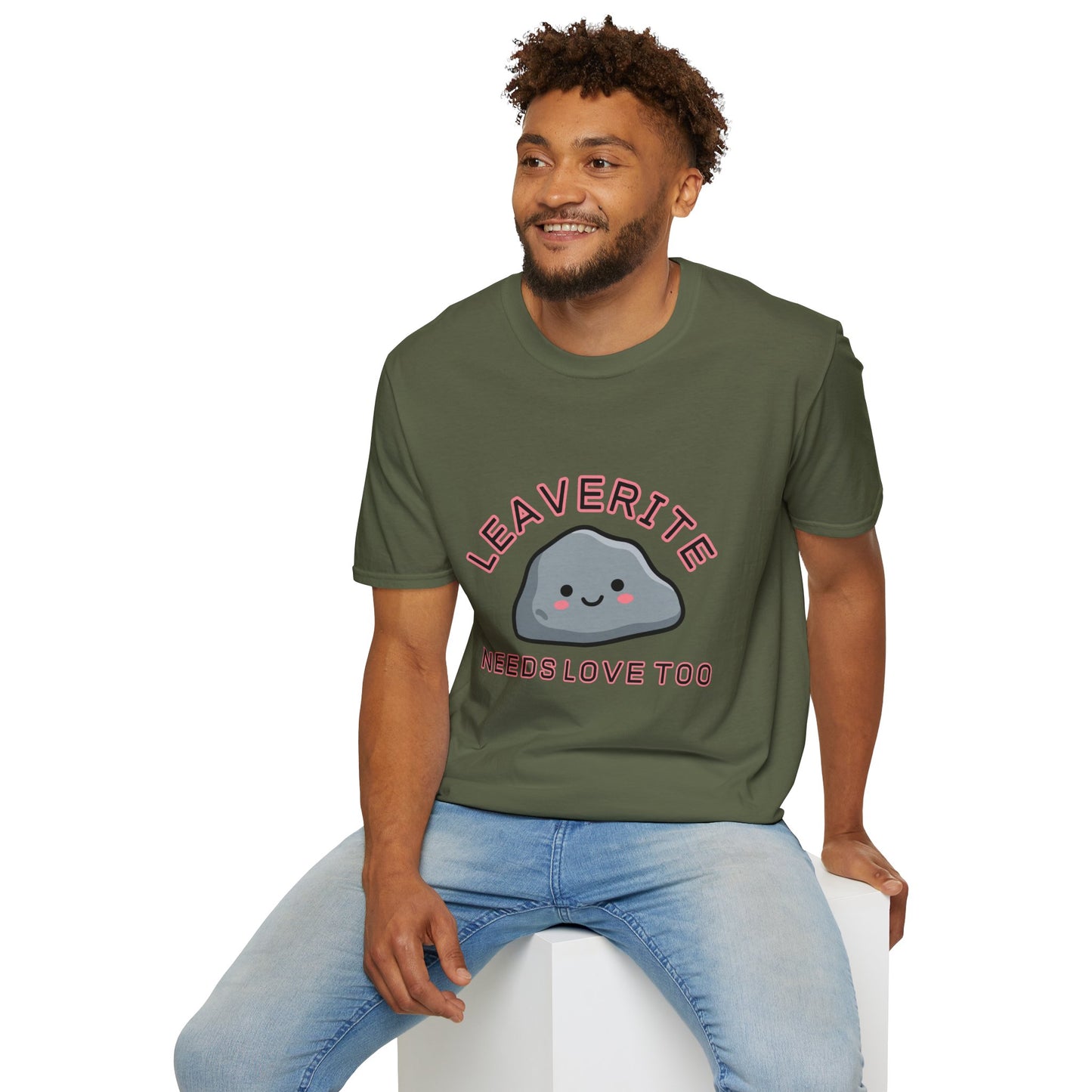 Leaverite Needs Love Too T-Shirt Funny Rockhound Kawaii Rock Geology Tee