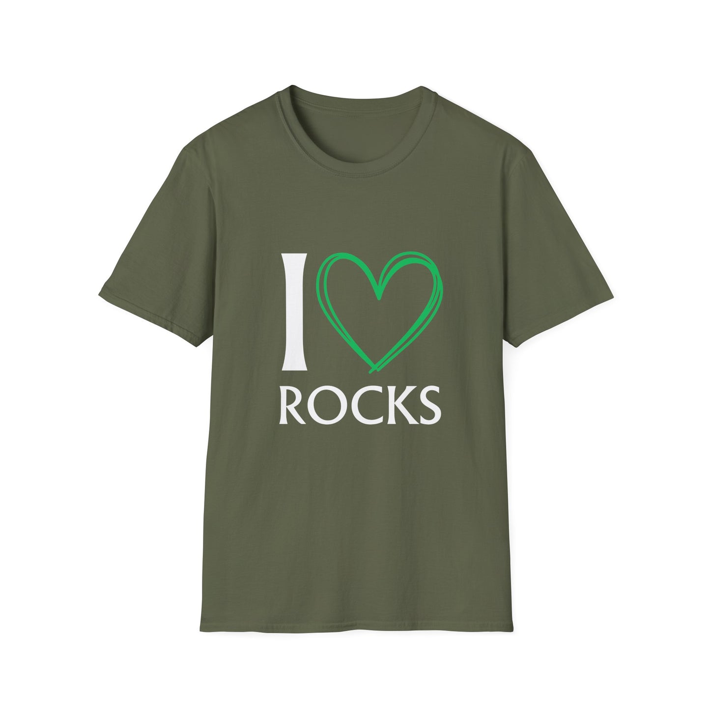 I Love Rocks T-Shirt Rockhound, Geology & Rock Collector Shirt