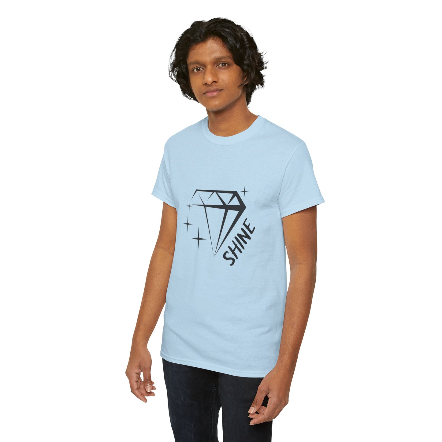 Shine Bright Rockhound T-Shirt Funny Geology Shirt Positive Vibes Crystal Gift