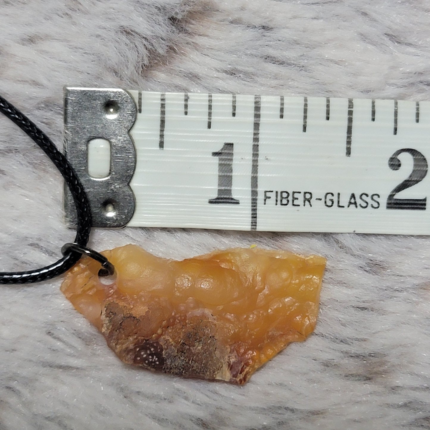 Orange Chalcedony Necklace | Natural Rock Pendant | Geology Gift from California | Crystal Jewelry